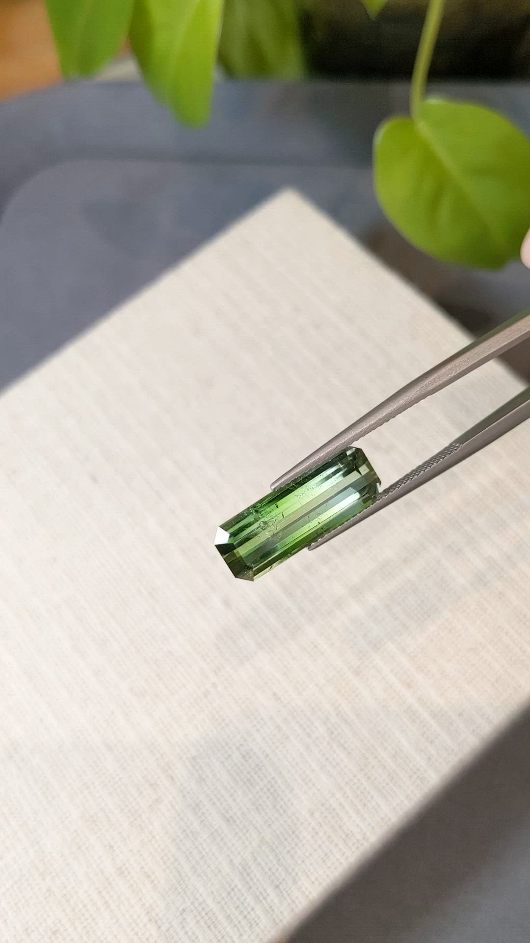 6.79 Ct. Green Tourmaline from Mozambique Size Video