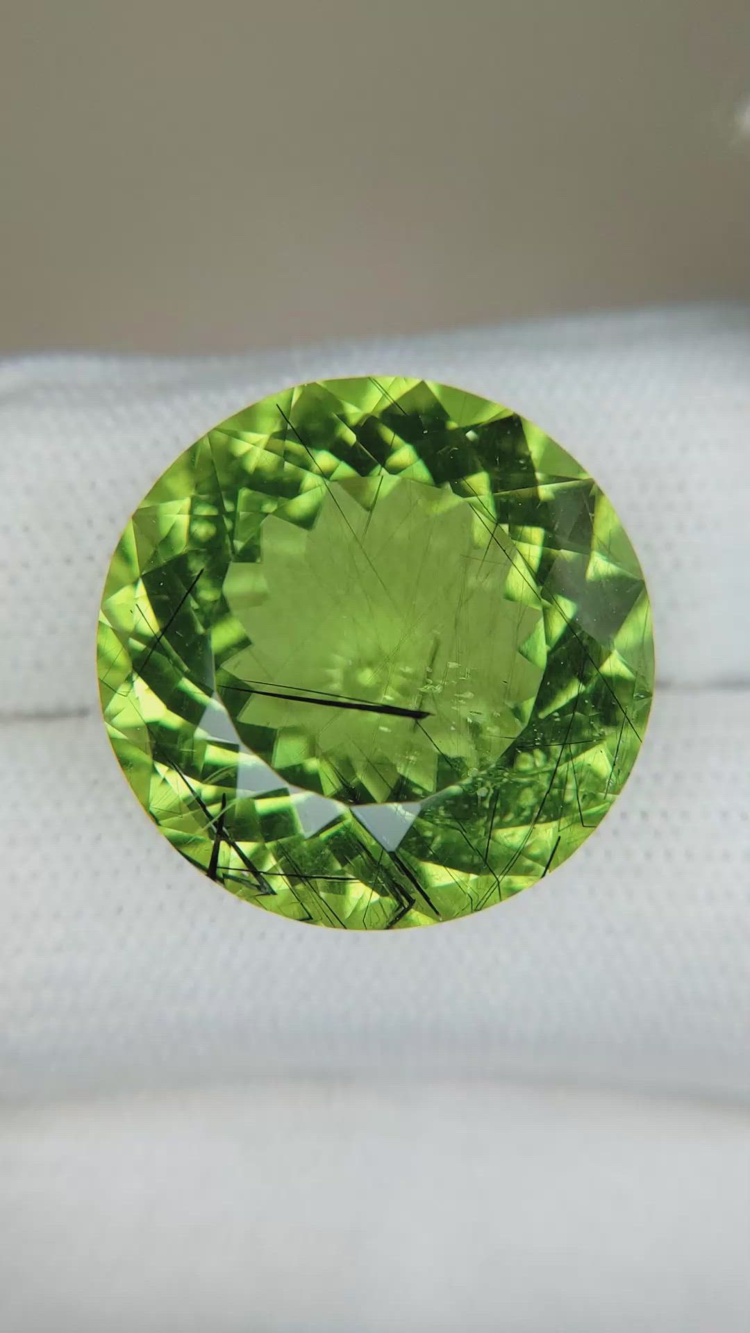 35.07 Ct. Green Peridot from Pakistan Size Video
