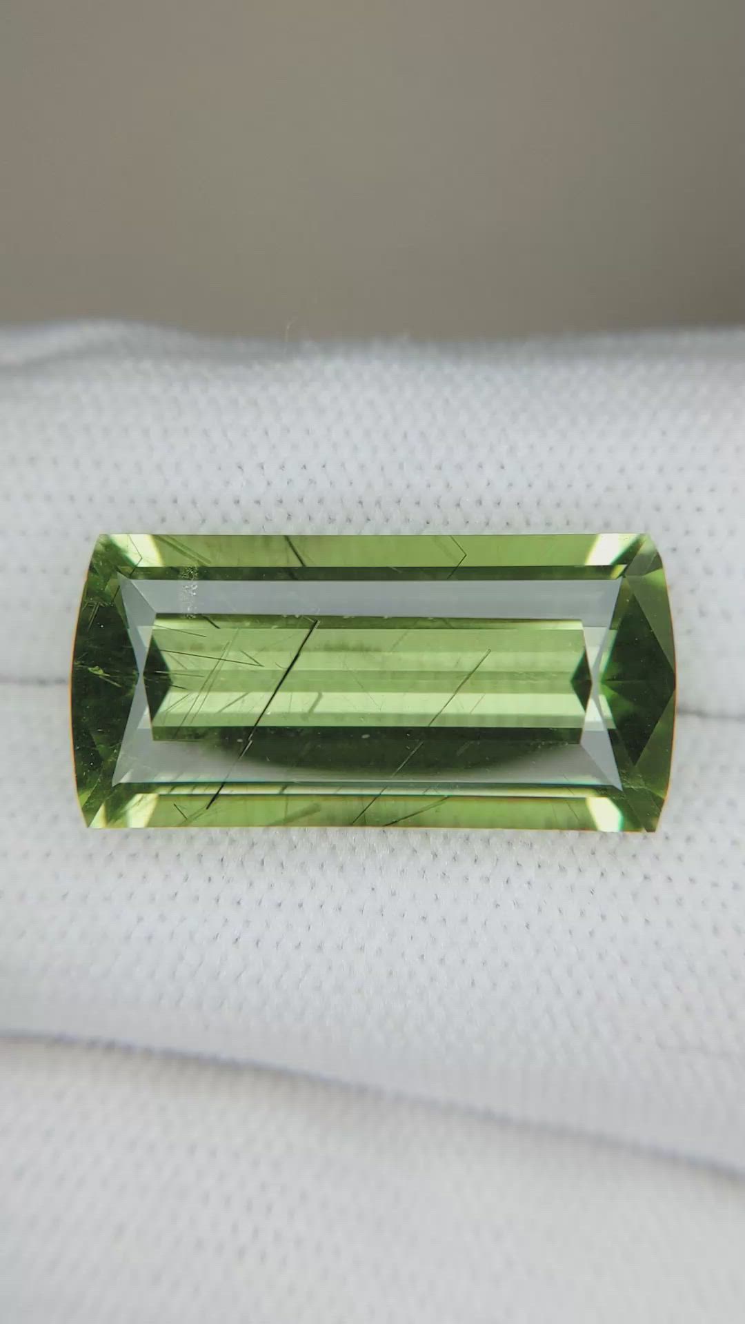 14.62 Ct. Green Peridot from Pakistan Size Video
