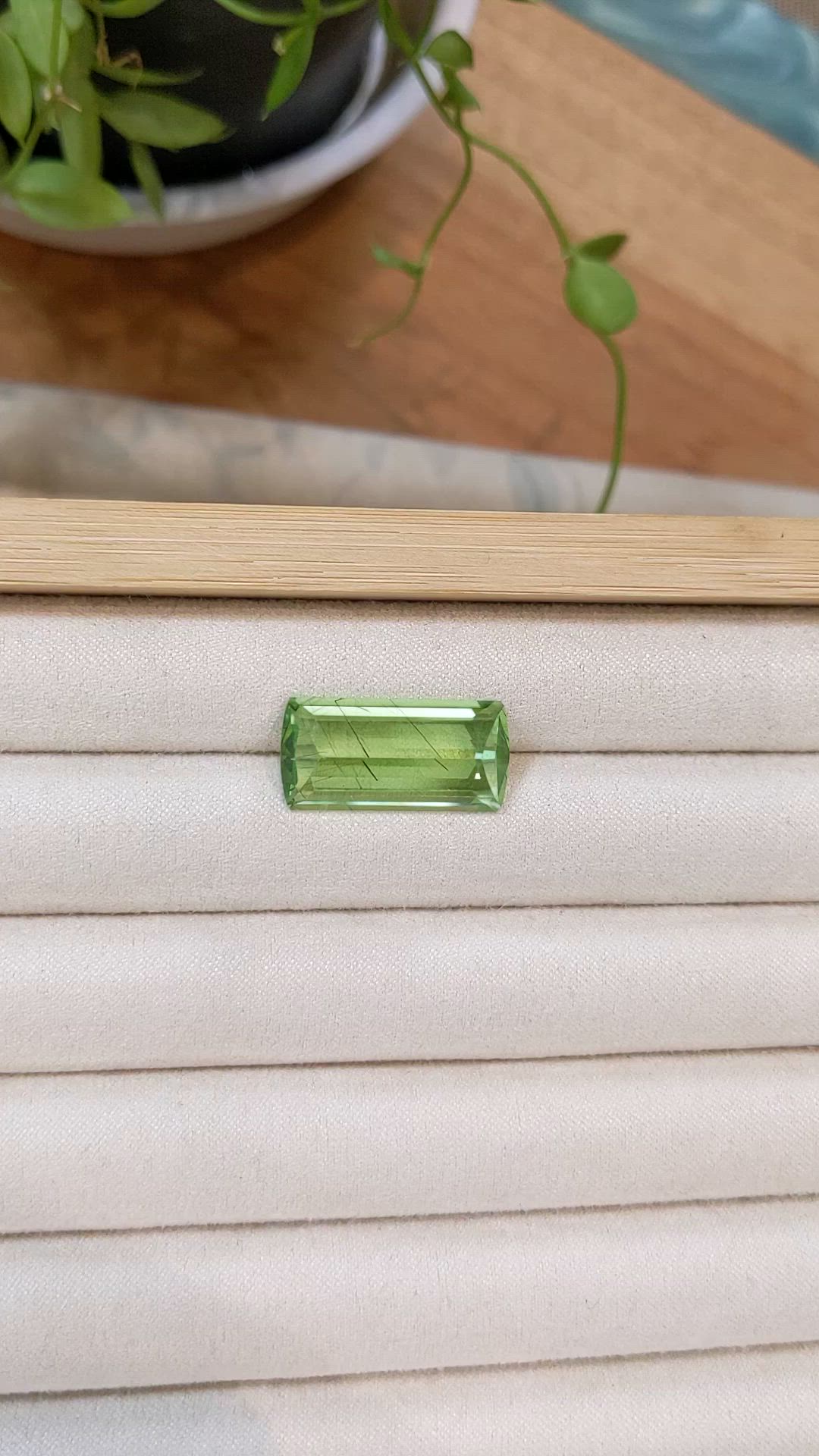 14.62 Ct. Green Peridot from Pakistan Size Video