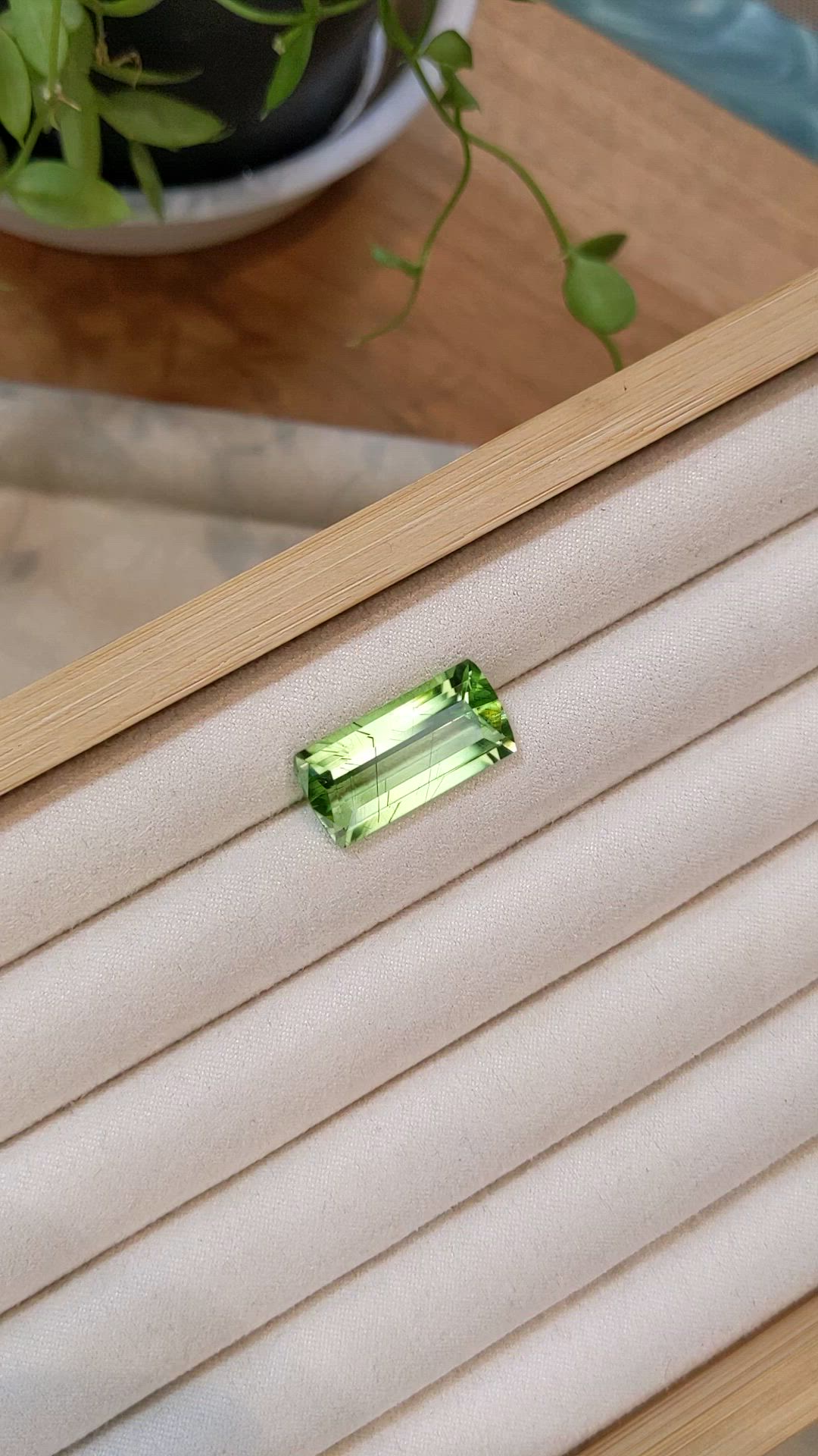 14.62 Ct. Green Peridot from Pakistan Size Video