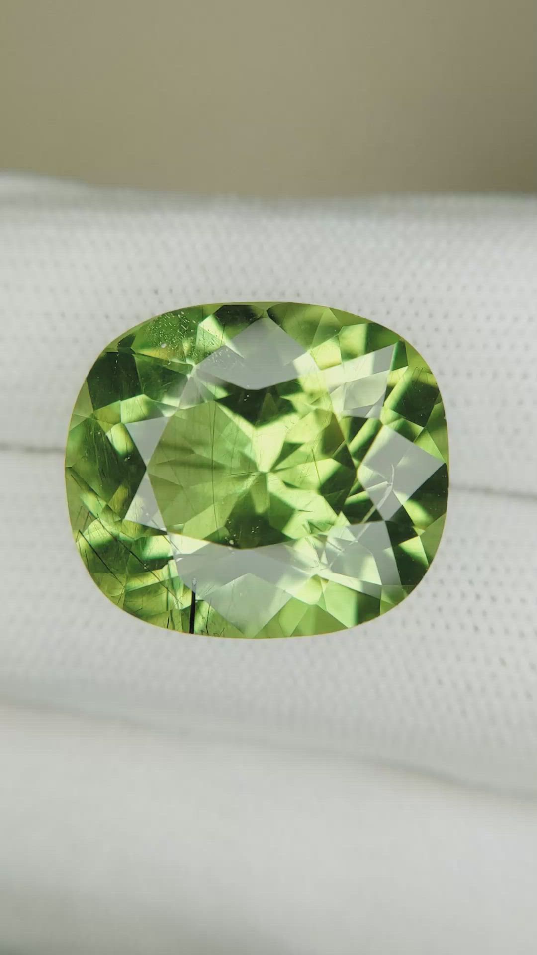 24.22 Ct. Green Peridot from Pakistan Size Video