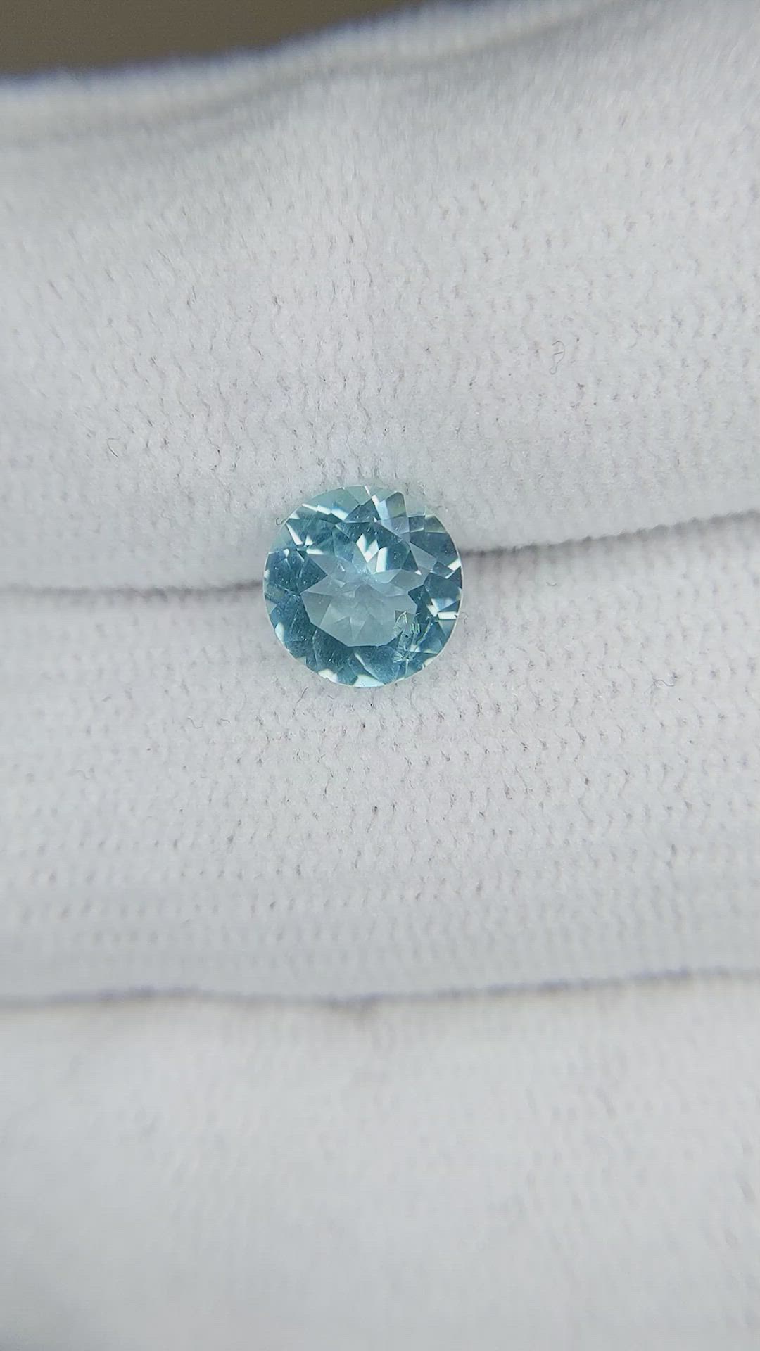 1.06 Ct. Greenish Blue Aquamarine from Madagascar Size Video