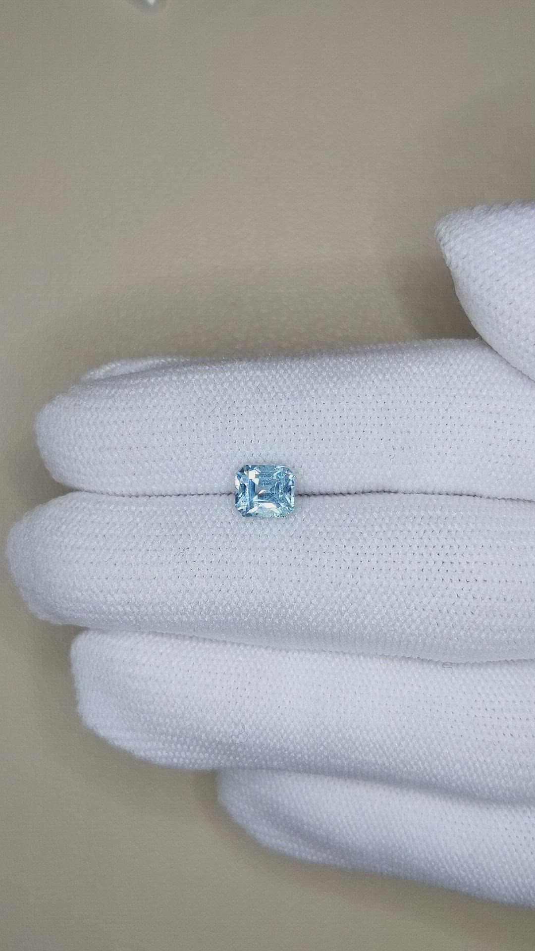 1.16 Ct. Aquamarine from Madagascar Size Video