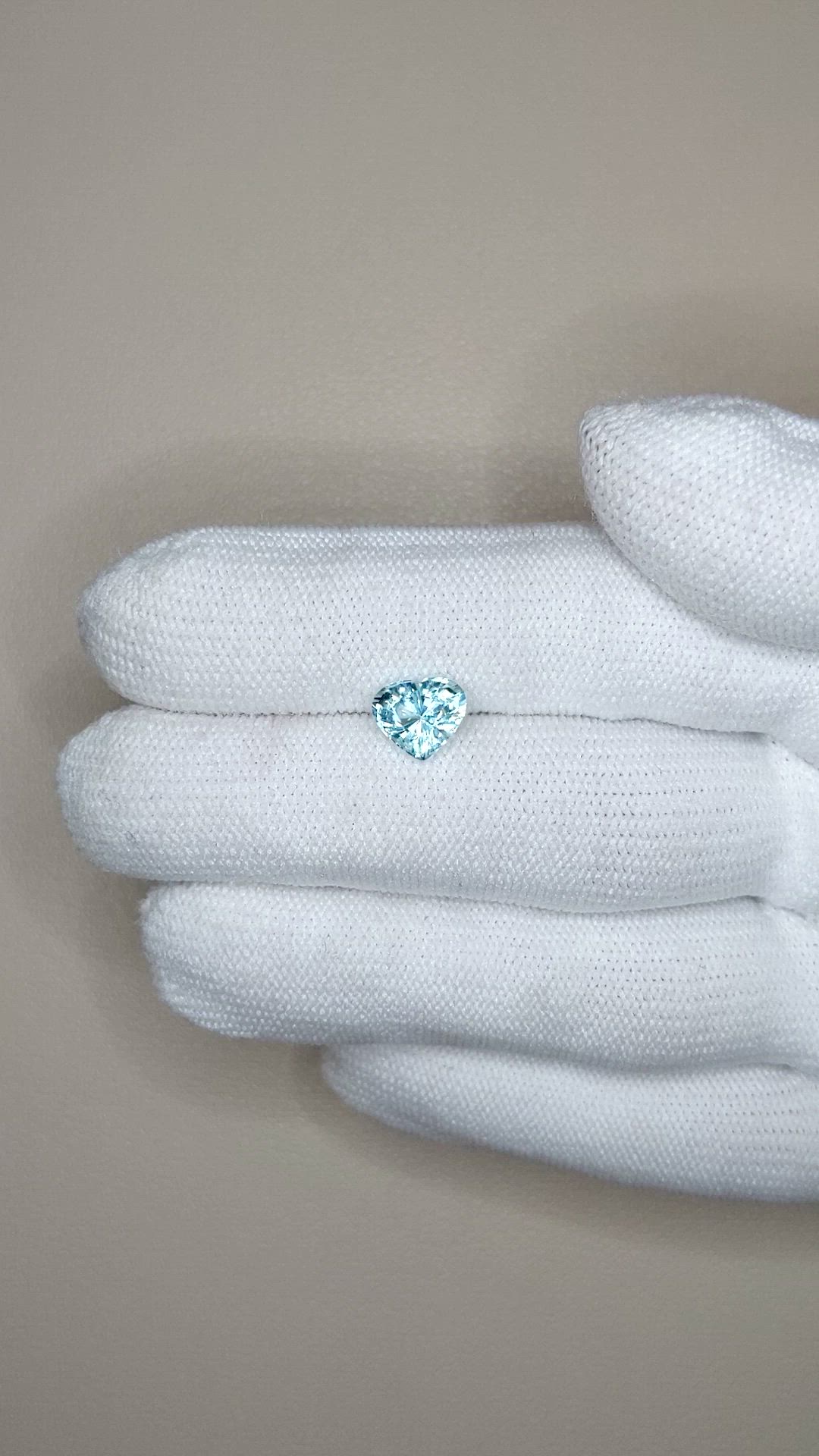 1.41 Ct. Blue Aquamarine from Madagascar Size Video