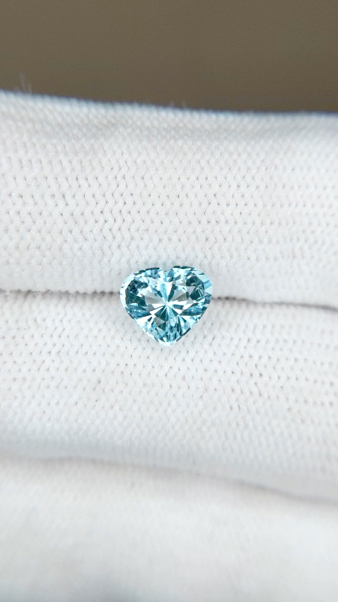 1.41 Ct. Blue Aquamarine from Madagascar Size Video