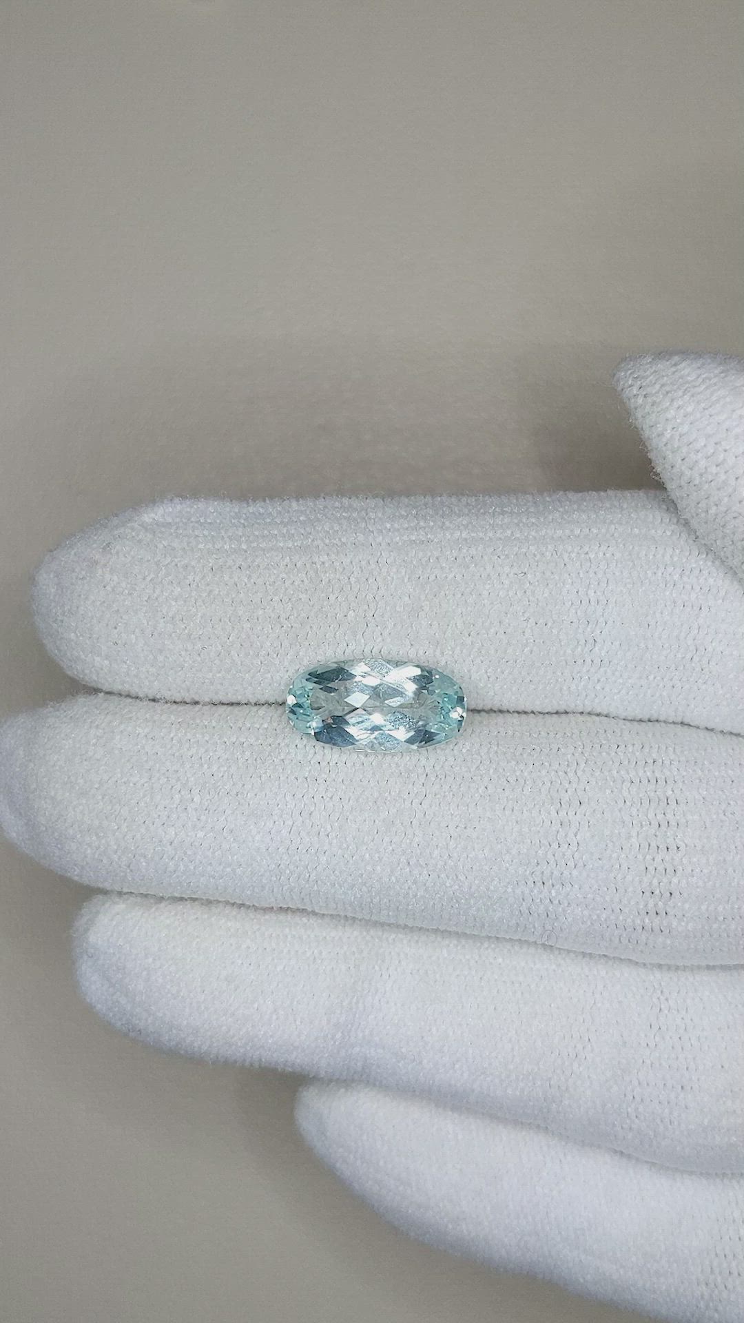 2.09 Ct. Blue Aquamarine from Madagascar Size Video