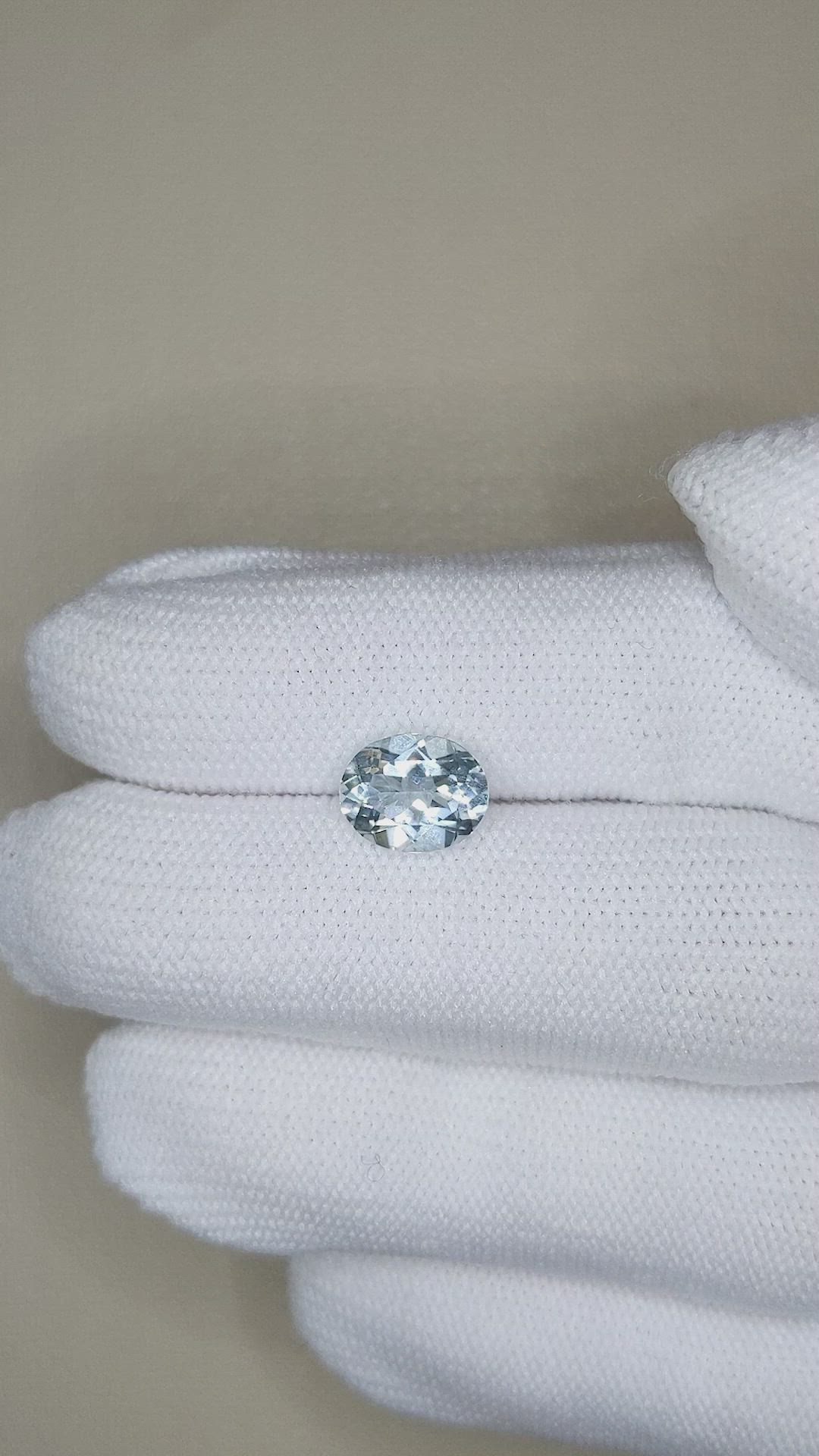 1.84 Ct. Greenish Blue Aquamarine from Madagascar Size Video