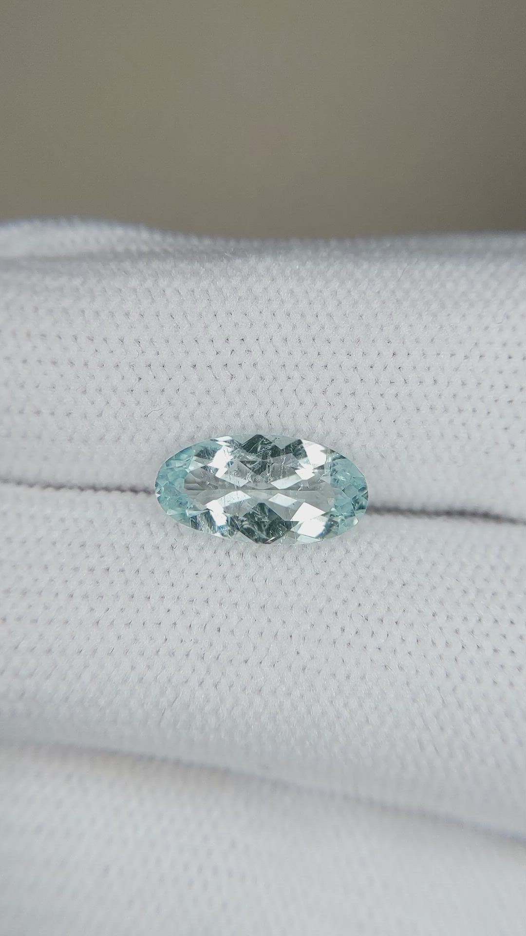 1.68 Ct. Blue Aquamarine from Madagascar Size Video