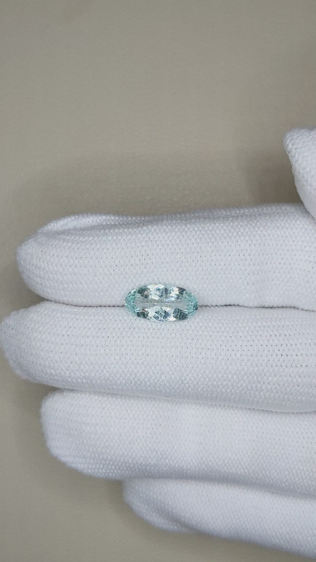 1.68 Ct. Blue Aquamarine from Madagascar Size Video