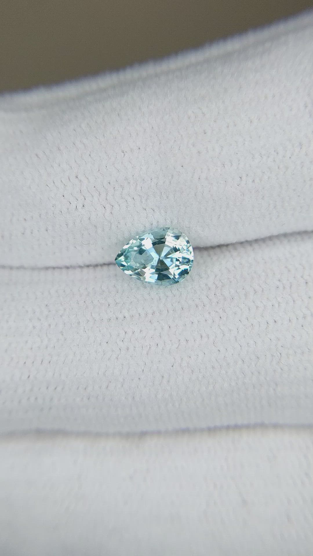 0.86 Ct. Aquamarine from Madagascar Size Video