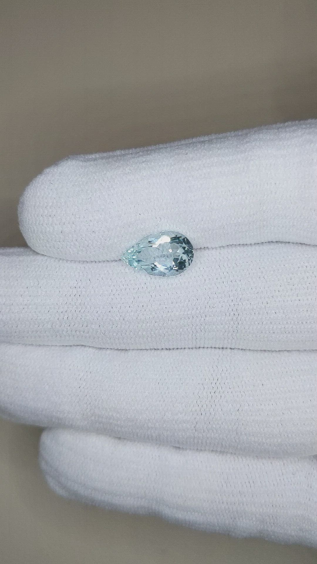 2.18 Ct. Blue Aquamarine from Madagascar Size Video