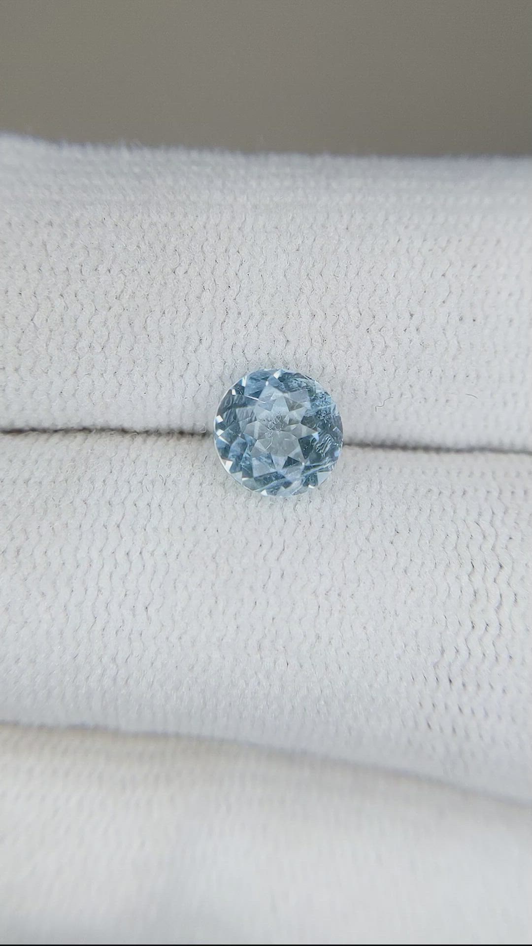 0.80 Ct. Aquamarine from Madagascar Size Video