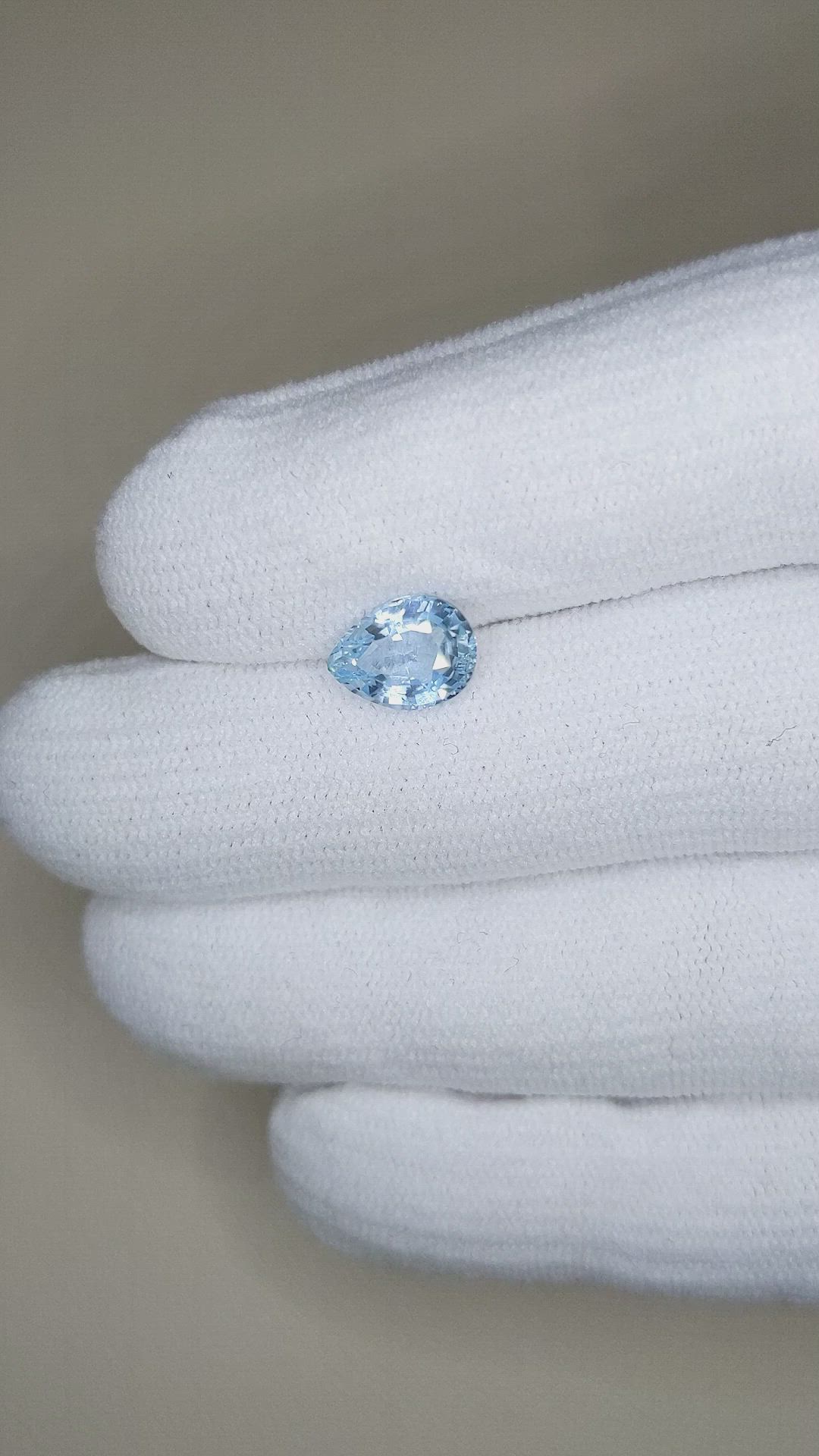 1.69 Ct. Aquamarine from Madagascar Size Video