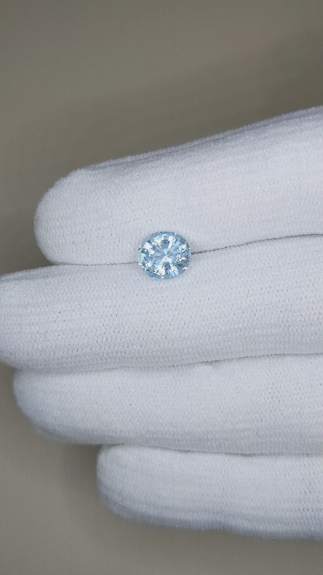 1.62 Ct. Aquamarine from Madagascar Size Video