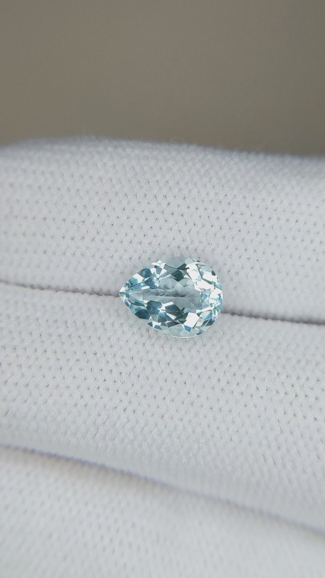1.62 Ct. Blue Aquamarine from Madagascar Size Video
