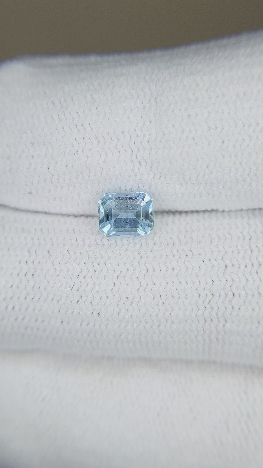 0.85 Ct. Aquamarine from Madagascar Size Video