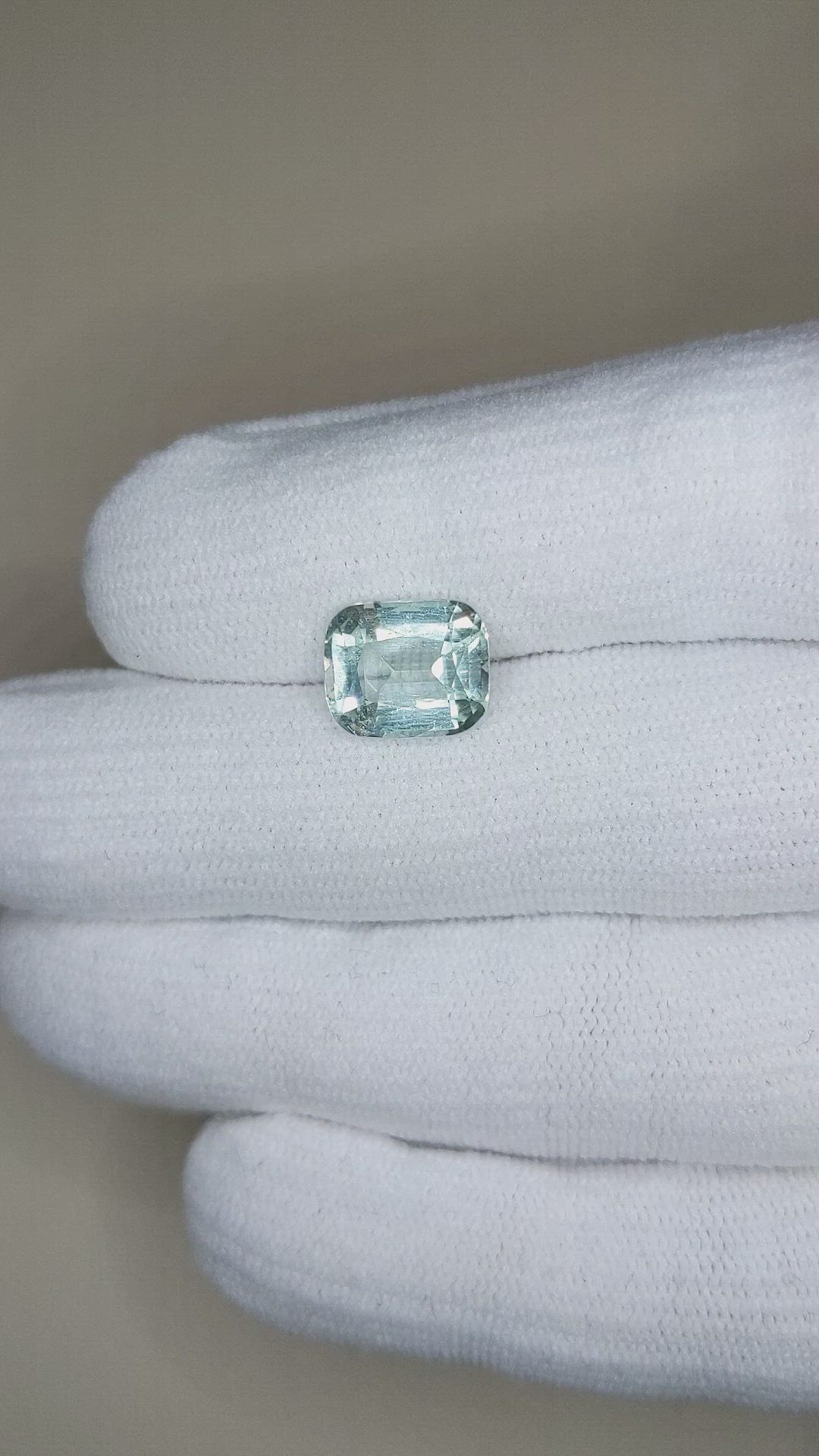 3.49 Ct. Beryl from Madagascar Size Video