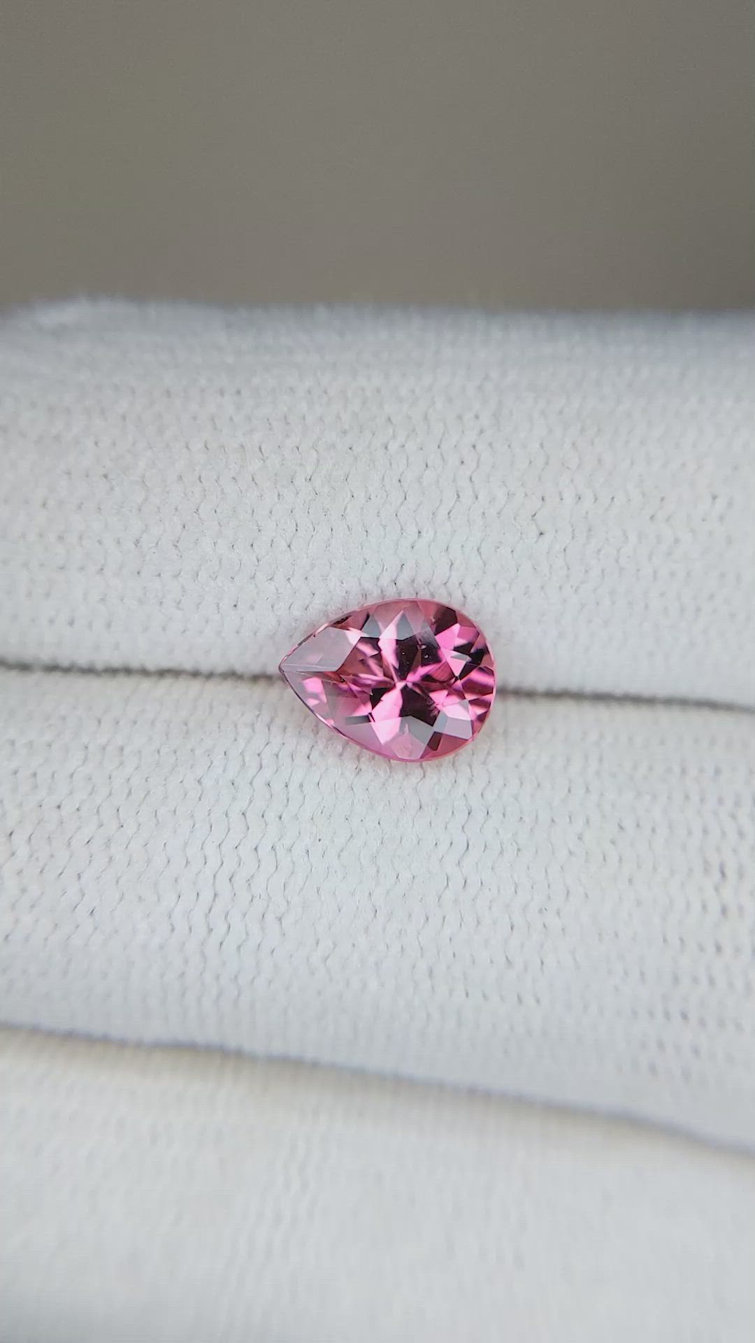 1.08 Ct. Pink Tourmaline from Mozambique Size Video