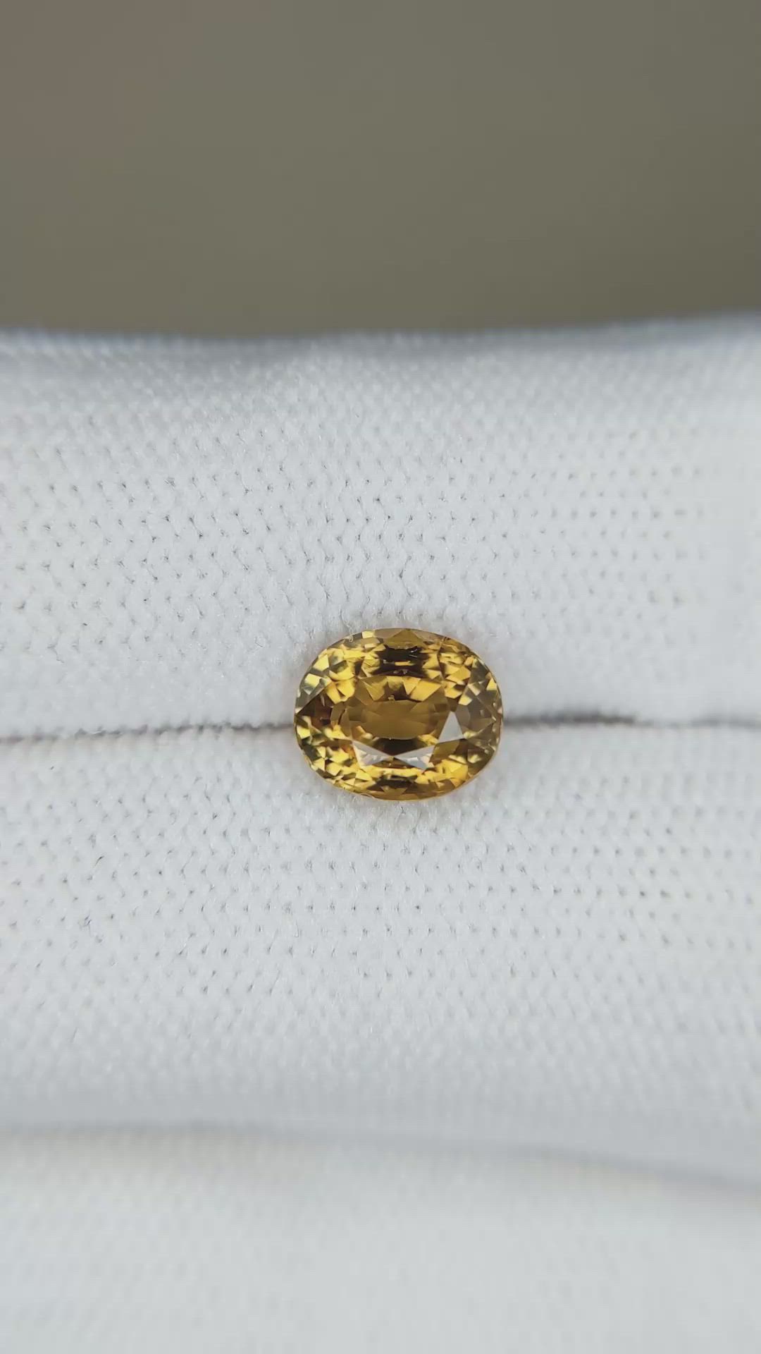 2.06 Ct. Brown Chrysoberyl from Madagascar Size Video