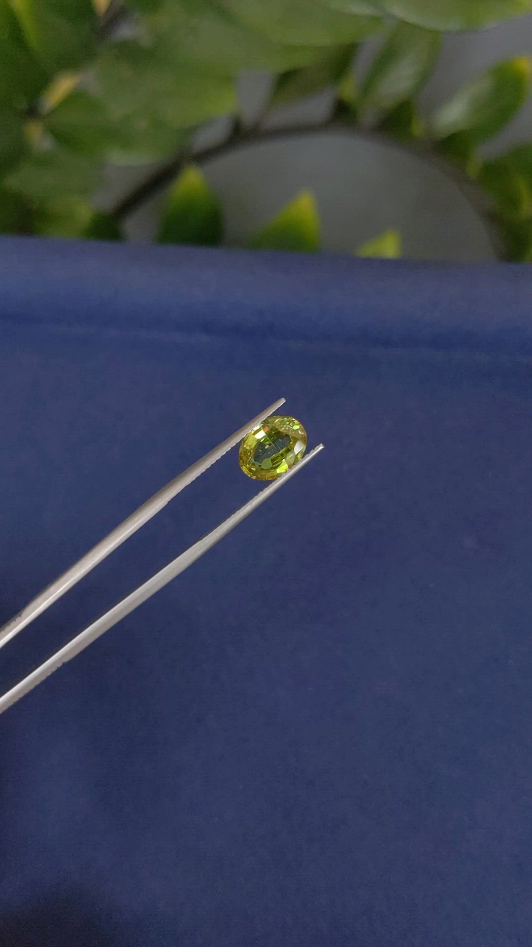 2.26 Ct. Greenish Brown Sphene (Titanite) from Madagascar Size Video
