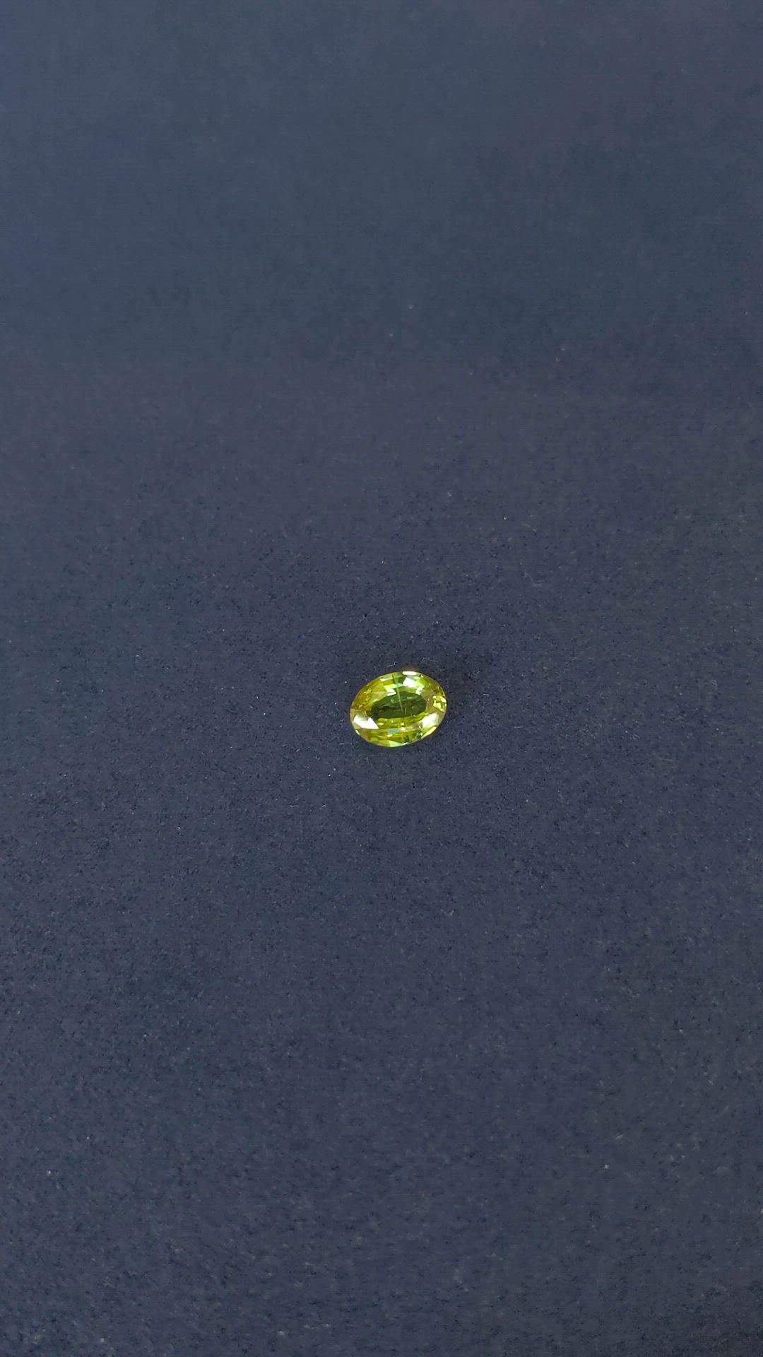 2.26 Ct. Greenish Brown Sphene (Titanite) from Madagascar Size Video