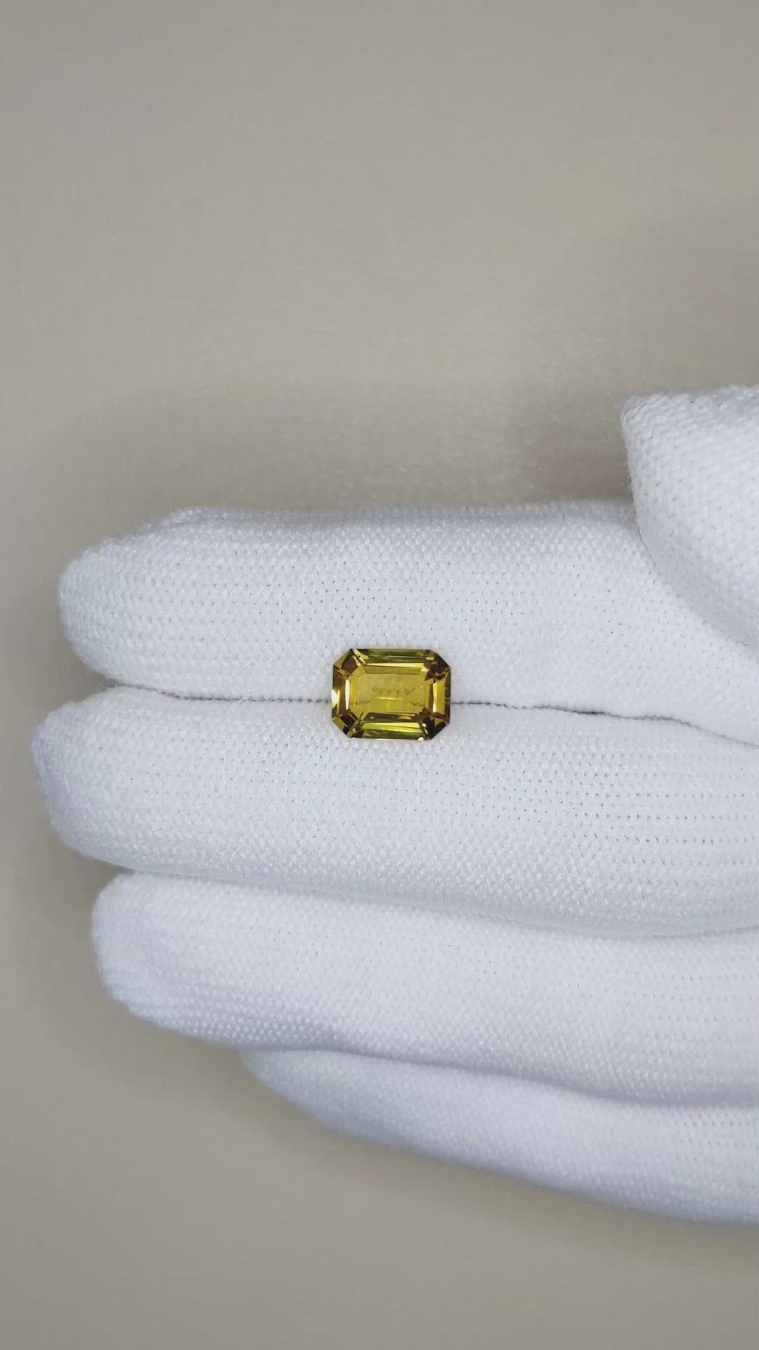 1.85 Ct. Brownish Yellow Heliodor from Madagascar Size Video