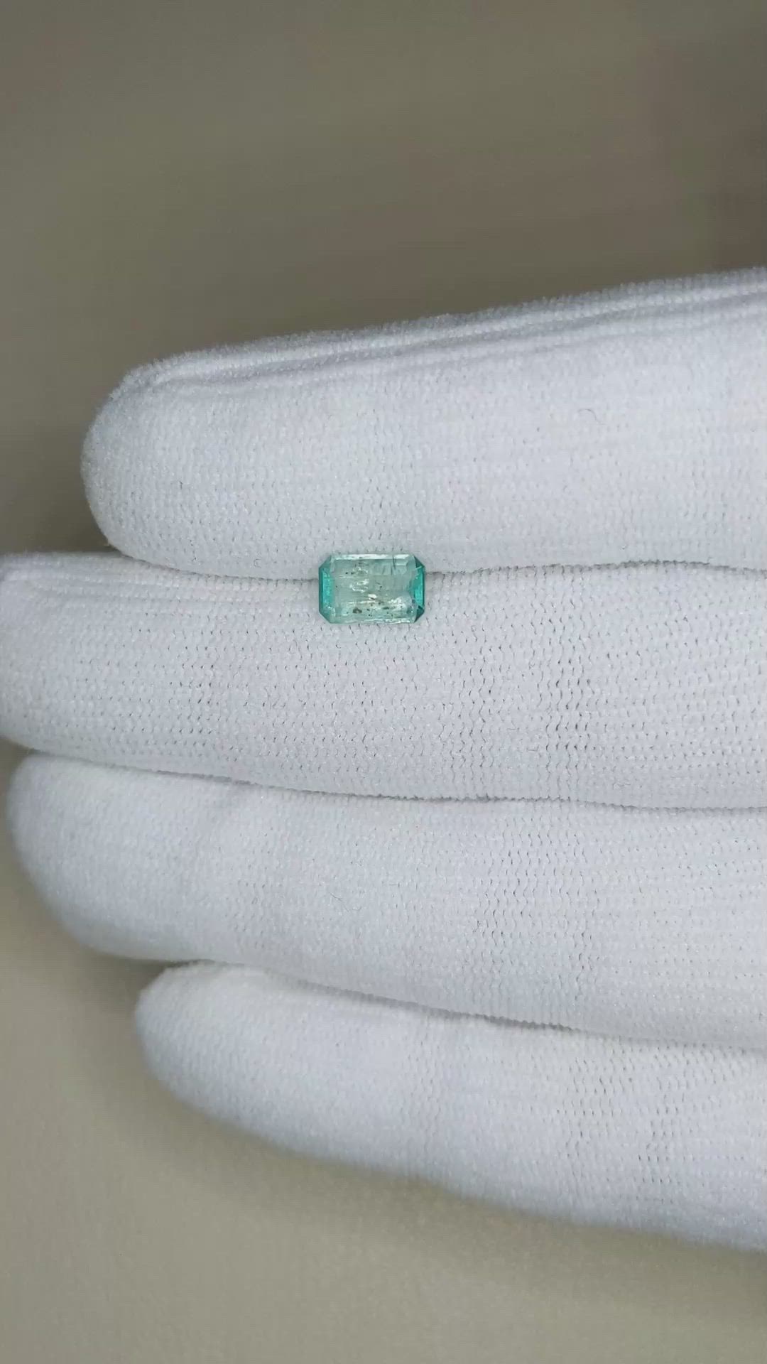 0.92 Ct. Green Grandidierite from Madagascar Size Video