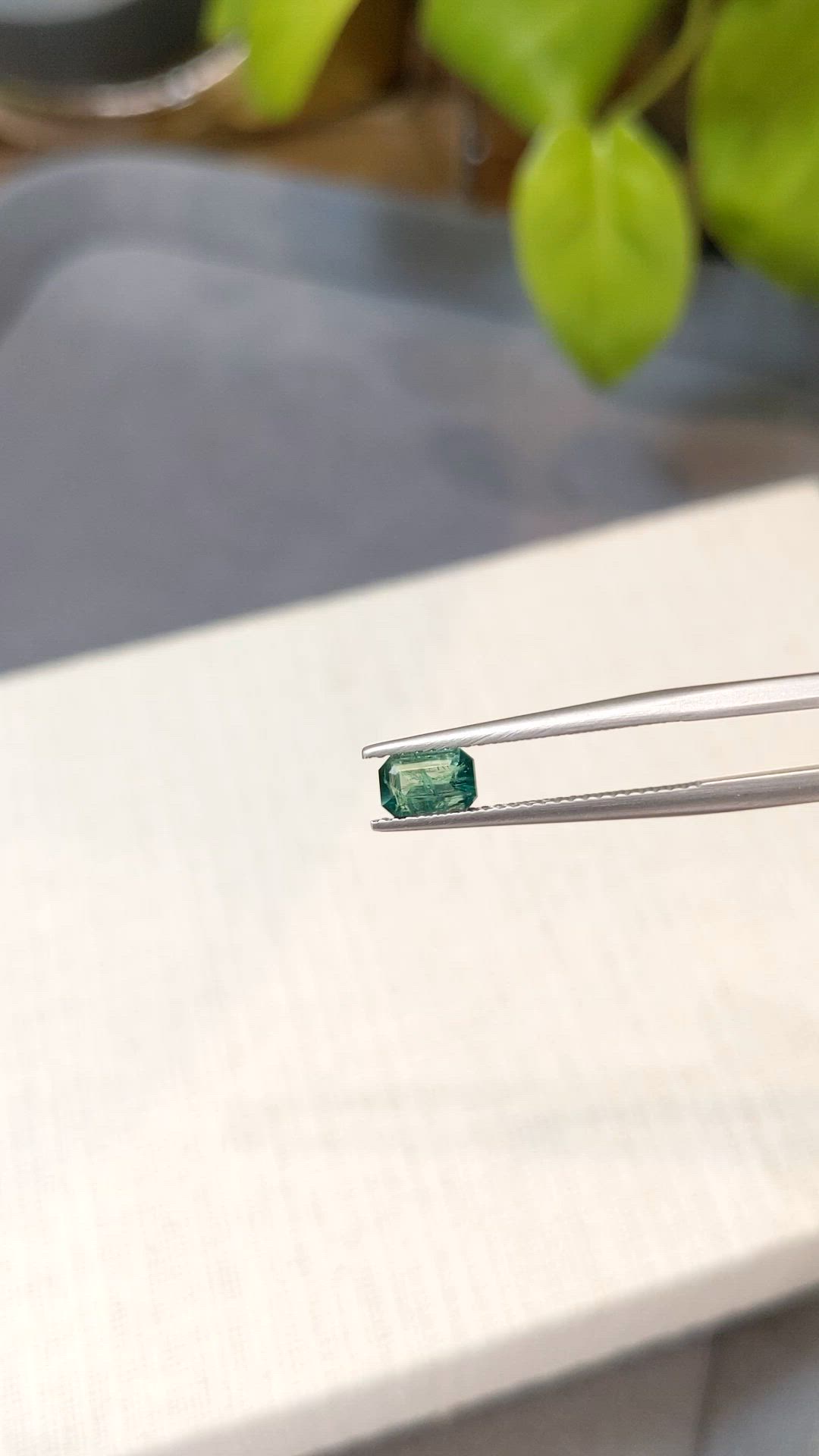 0.58 Ct. Green Grandidierite from Madagascar Size Video