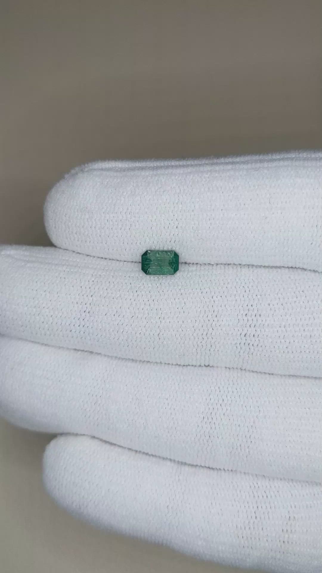0.58 Ct. Green Grandidierite from Madagascar Size Video