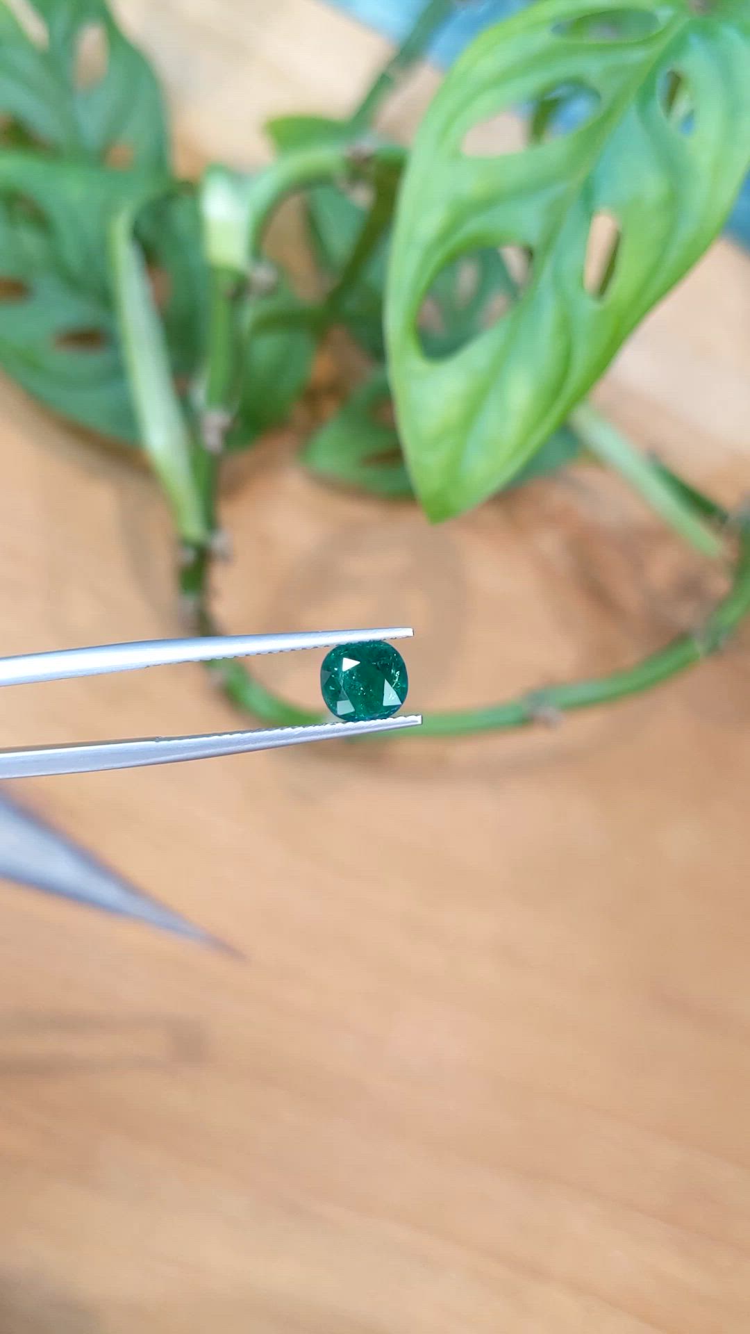 1.10 Ct. Green Grandidierite from Madagascar Size Video