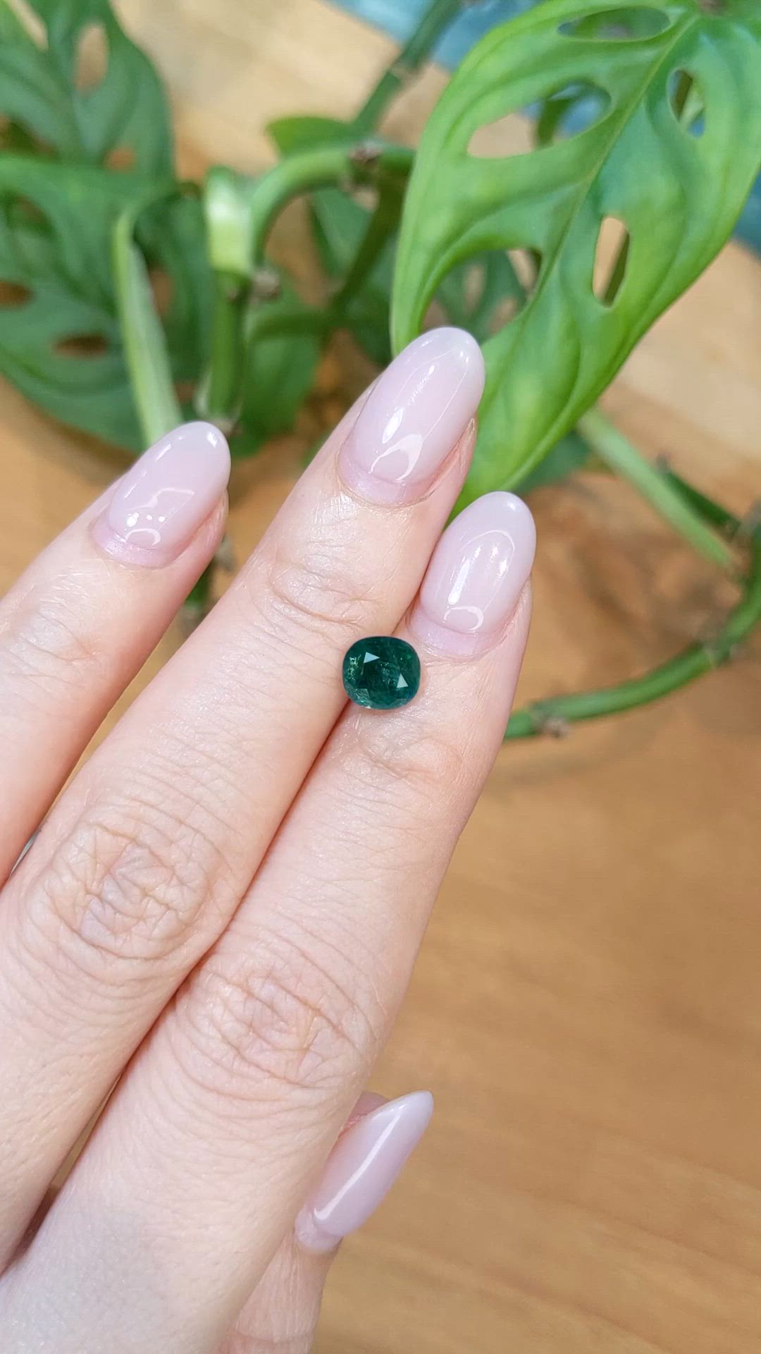 1.10 Ct. Green Grandidierite from Madagascar Size Video