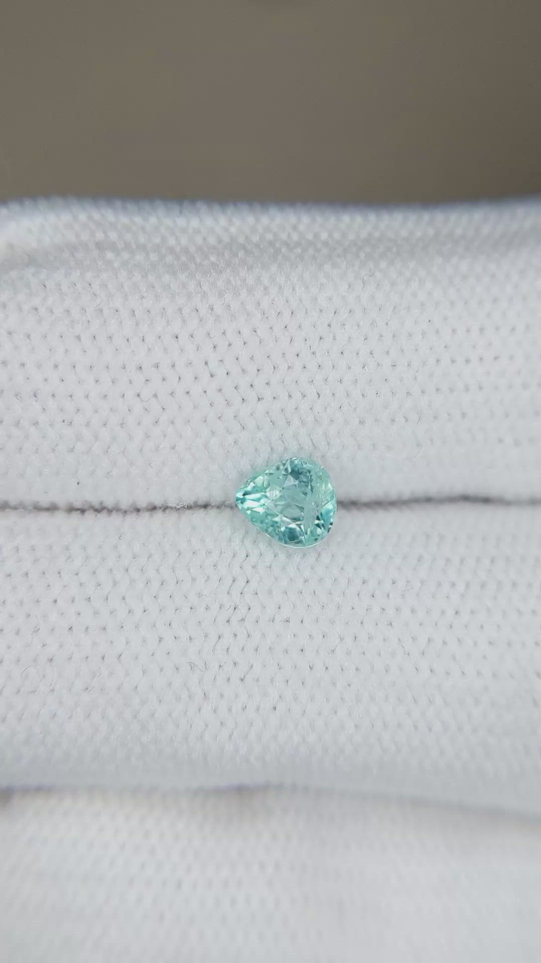 0.51 Ct. Green Grandidierite from Madagascar Size Video