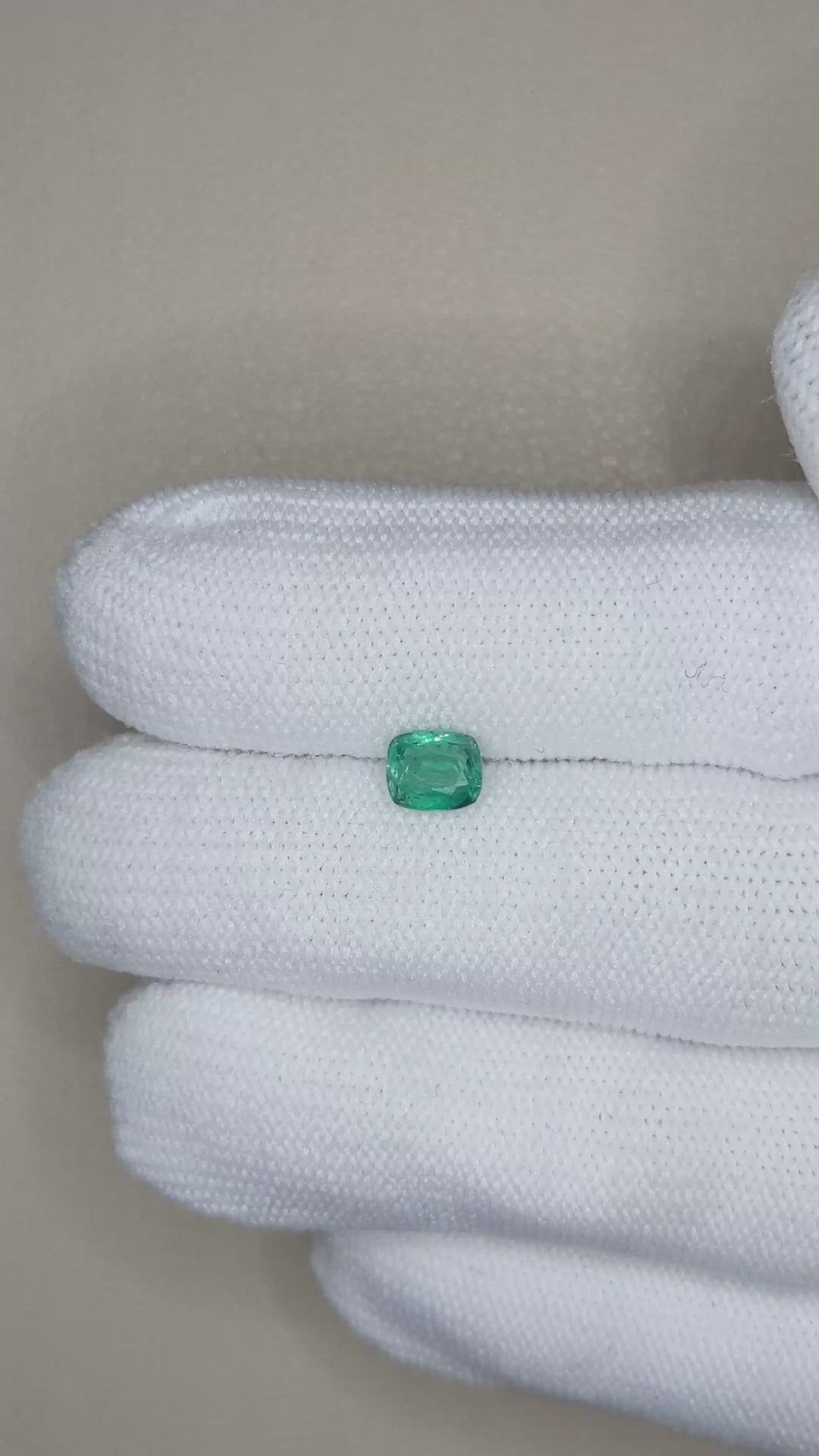 0.69 Ct. Green Grandidierite from Madagascar Size Video