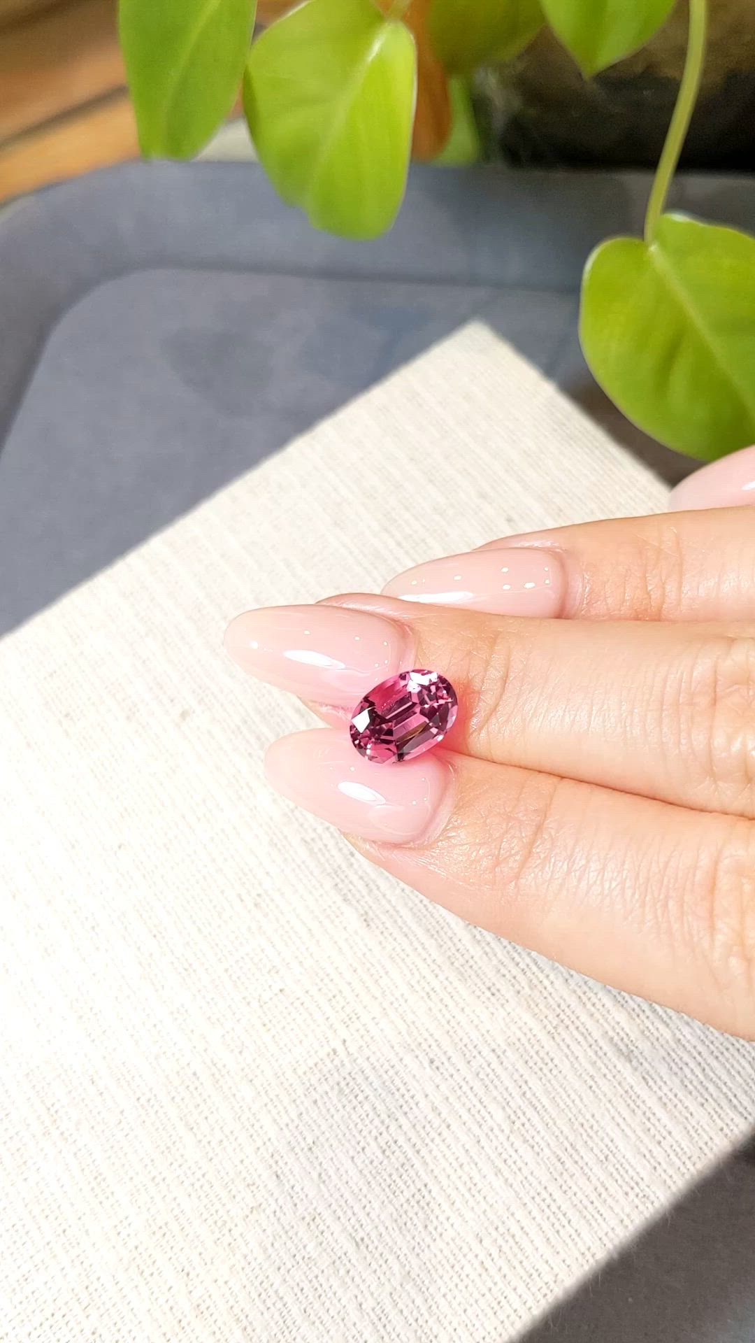 2.90 Ct. Pink Tourmaline from Mozambique Size Video