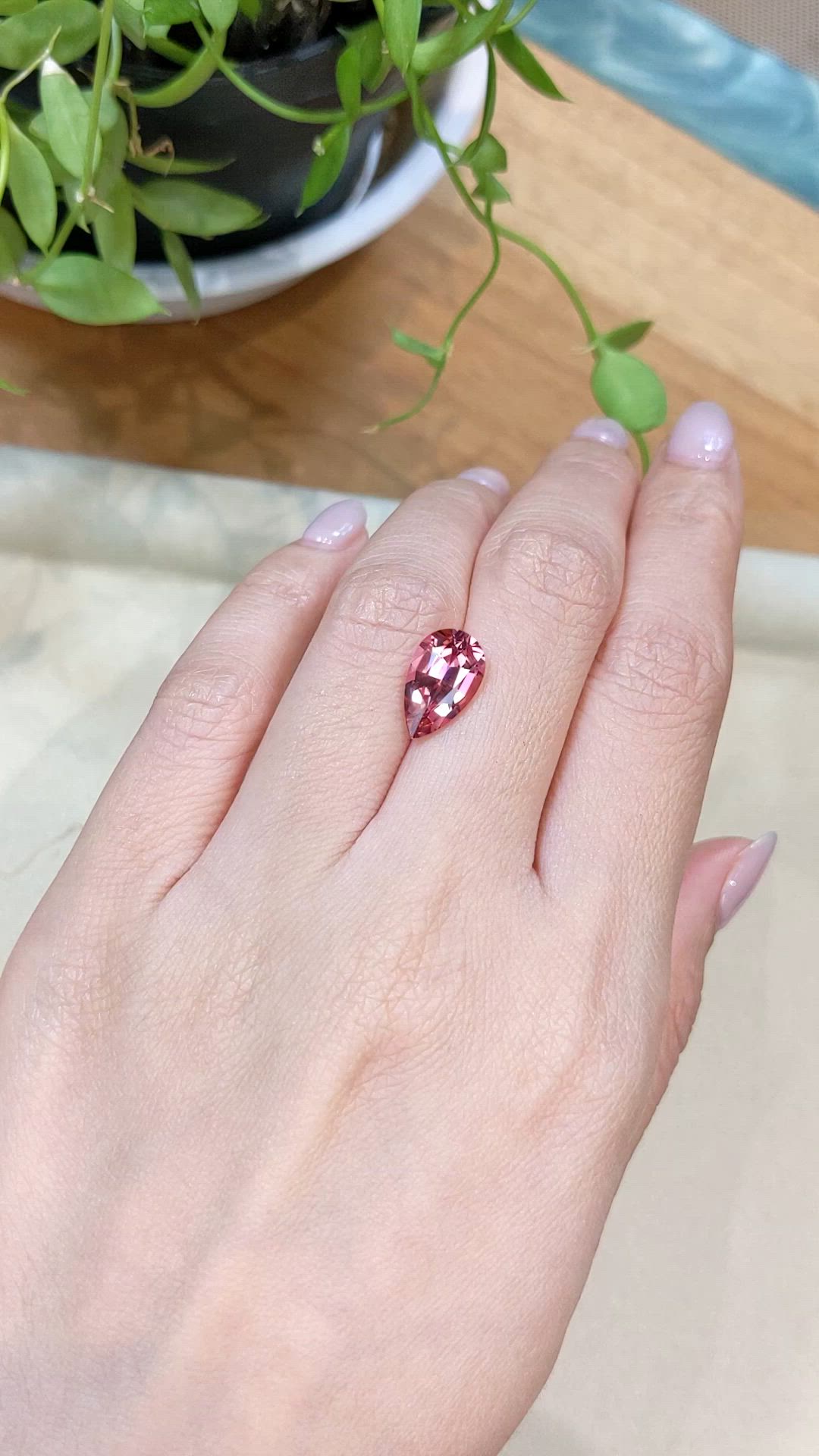 2.99 Ct. Pink Tourmaline from Mozambique Size Video