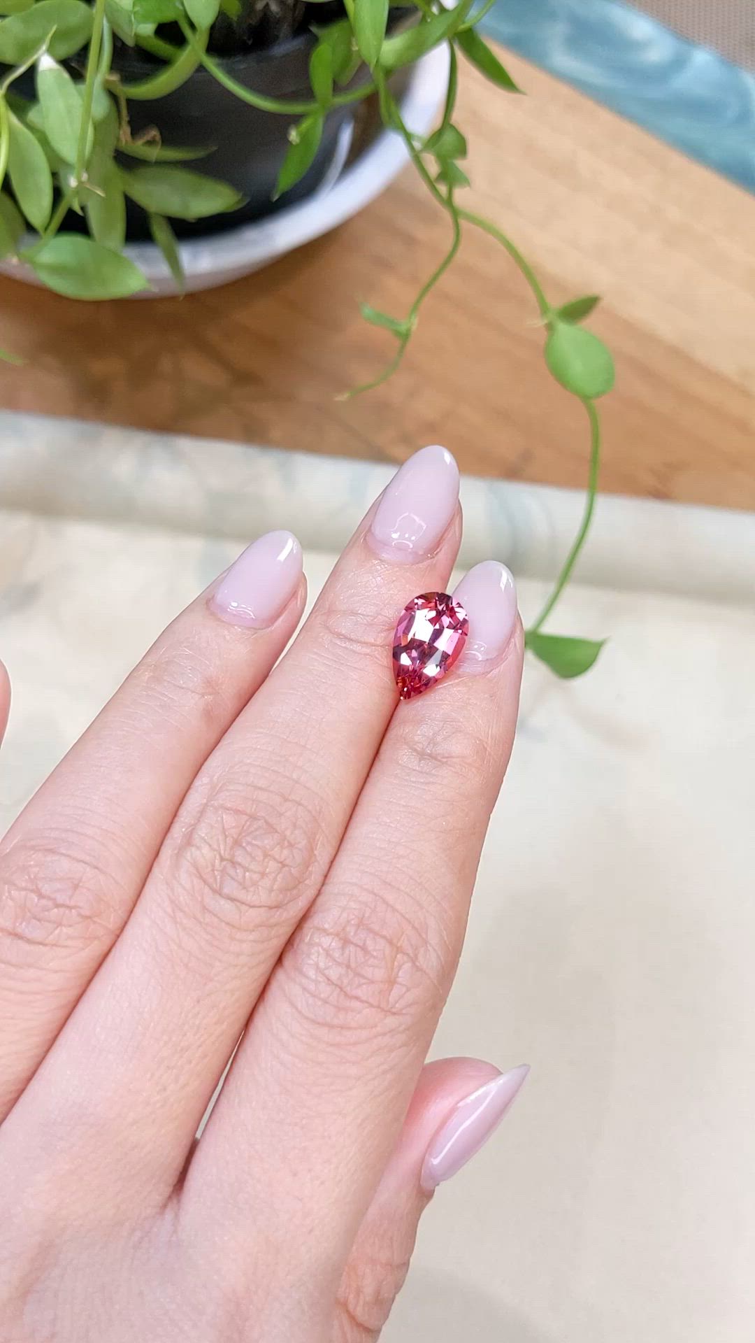 2.99 Ct. Pink Tourmaline from Mozambique Size Video