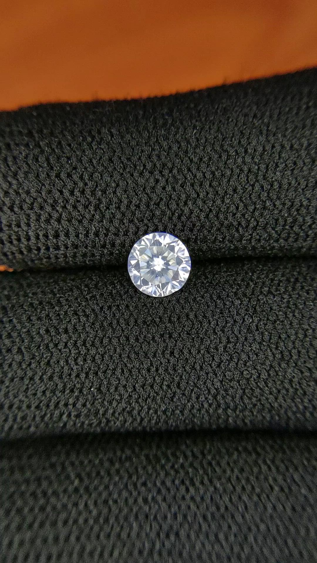 1.12 Ct. White Zircon from Ceylon (Sri Lanka) Size Video