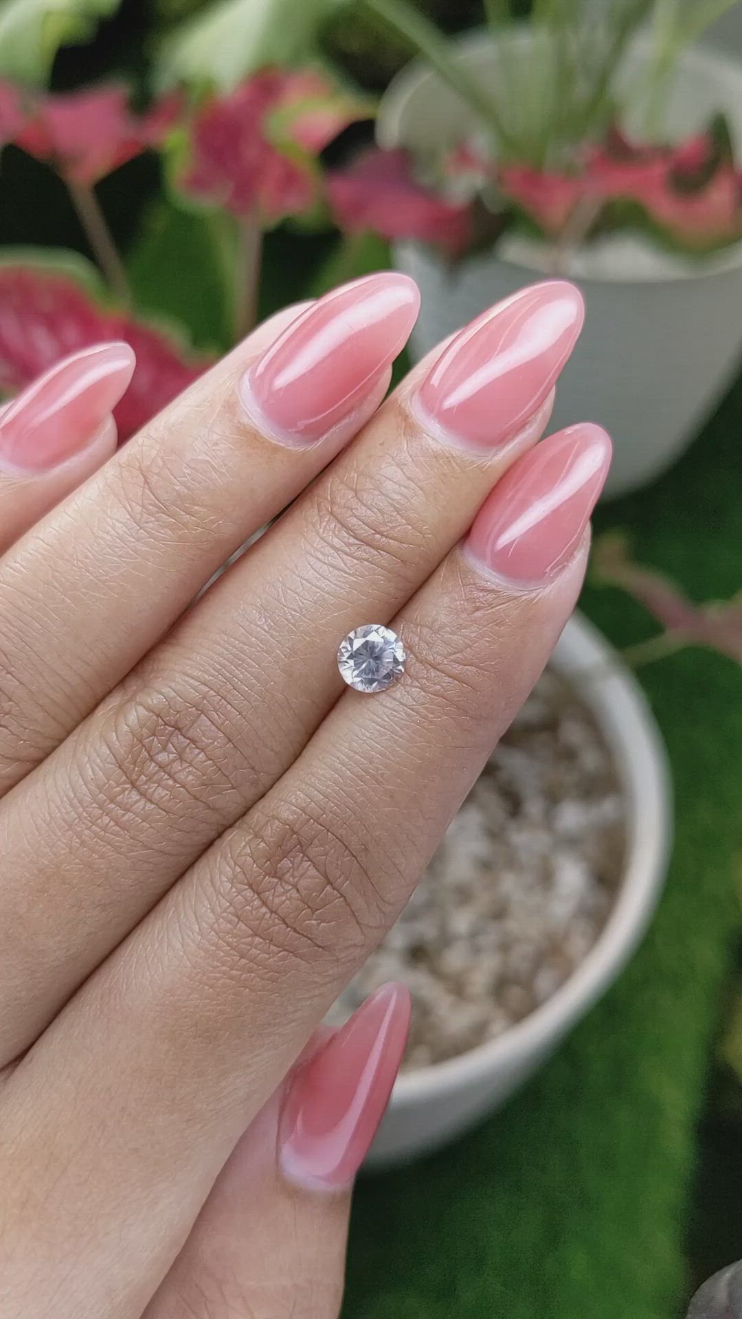 1.23 Ct. Zircon from Ceylon (Sri Lanka) Size Video