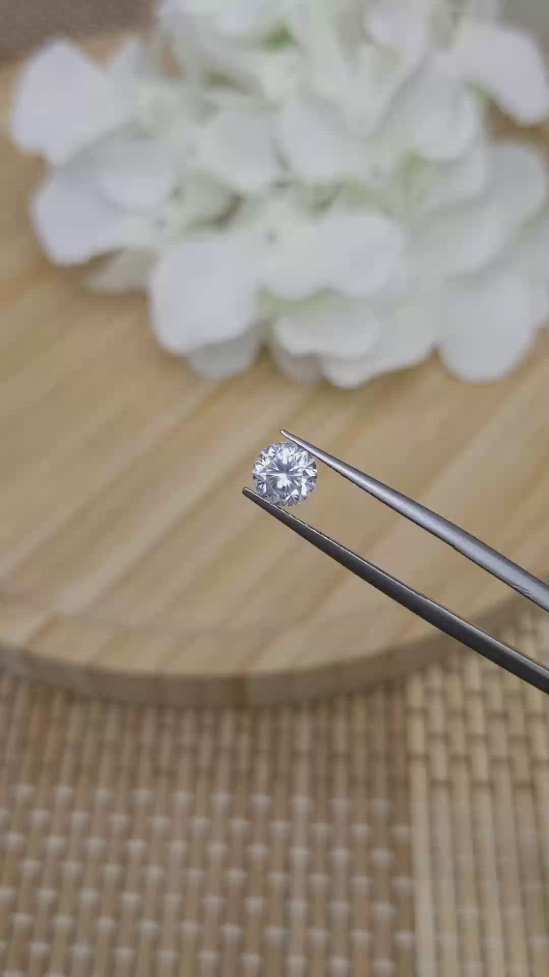 1.23 Ct. Zircon from Ceylon (Sri Lanka) Size Video