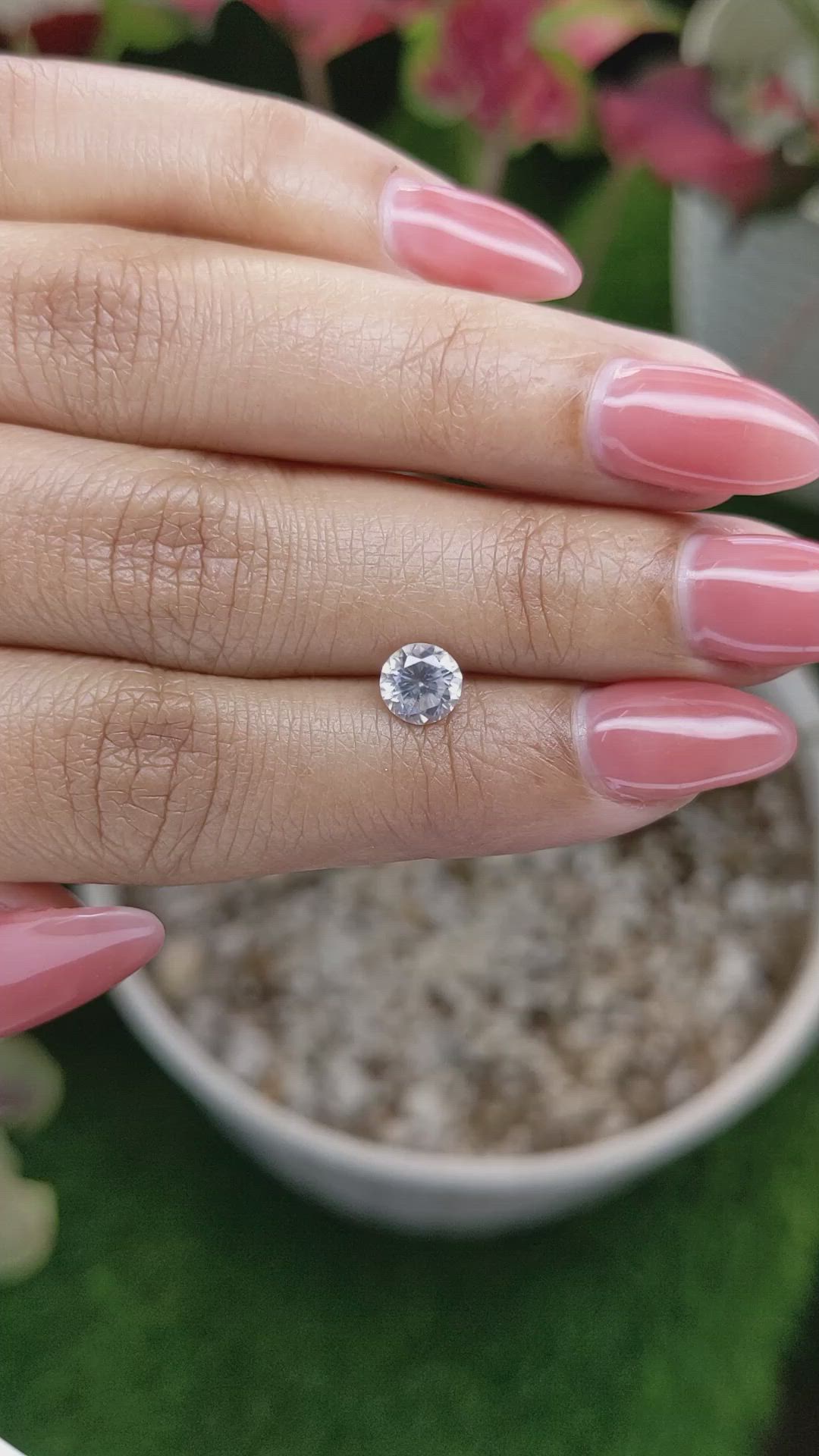 1.23 Ct. Zircon from Ceylon (Sri Lanka) Size Video