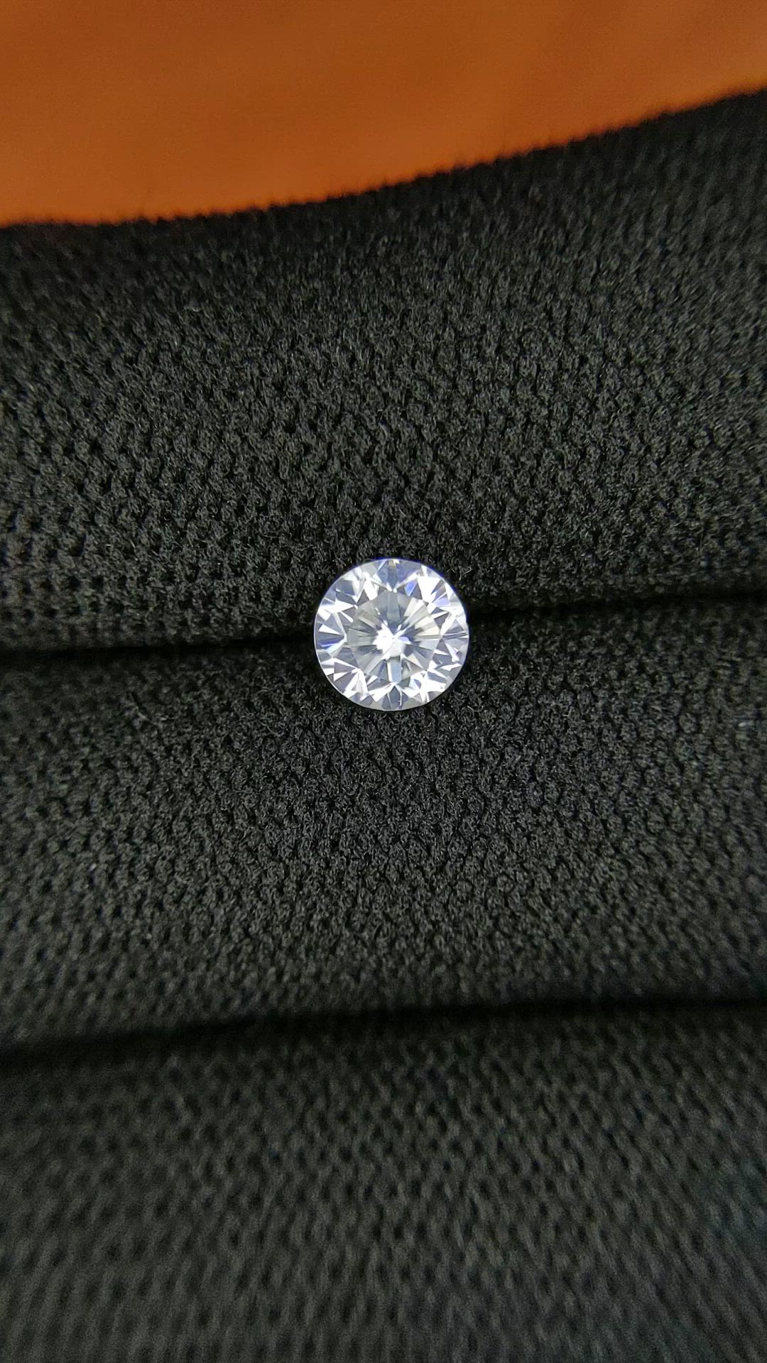 1.11 Ct. White Zircon from Ceylon (Sri Lanka) Size Video