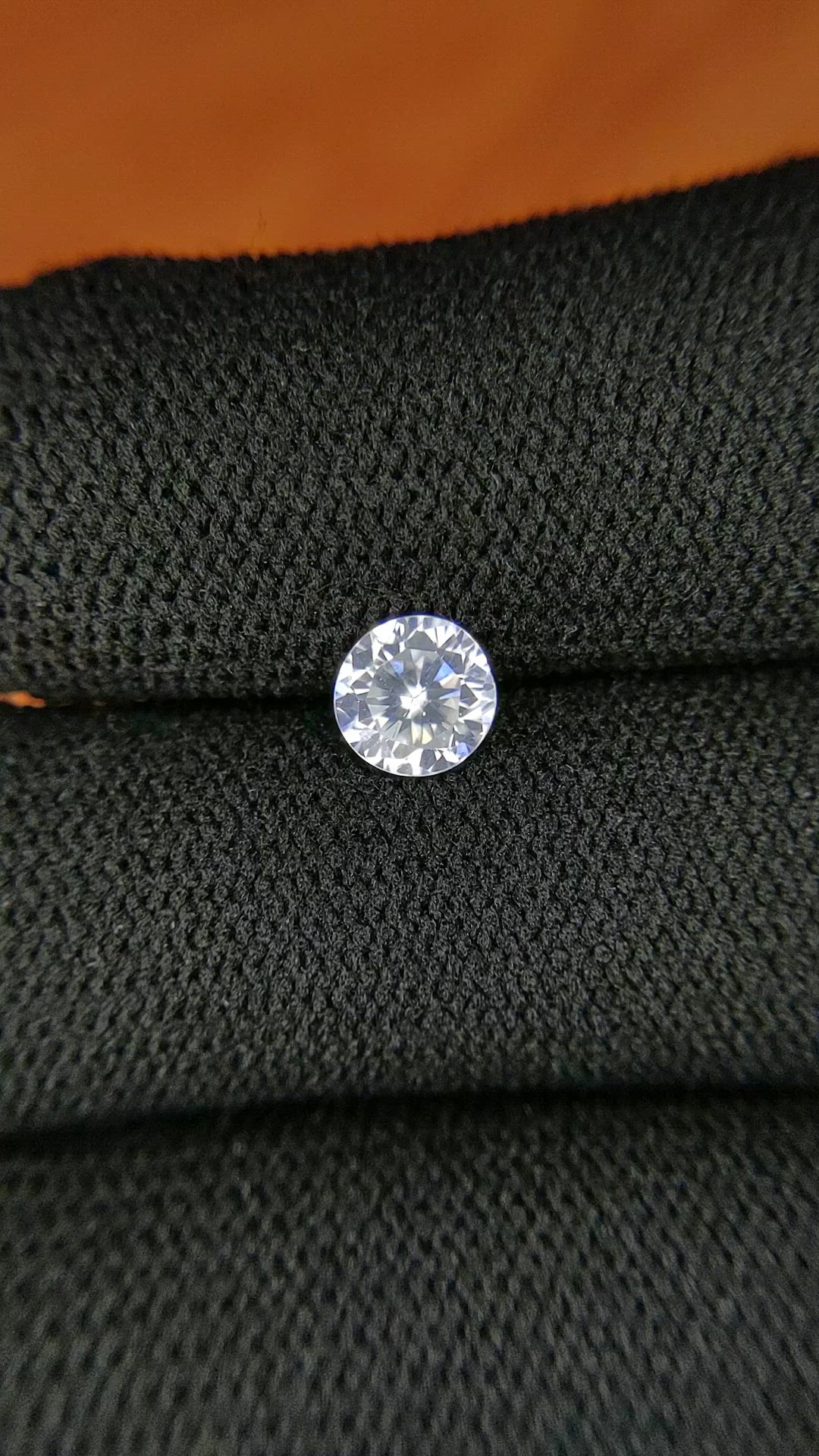 1.19 Ct. White Zircon from Ceylon (Sri Lanka) Size Video