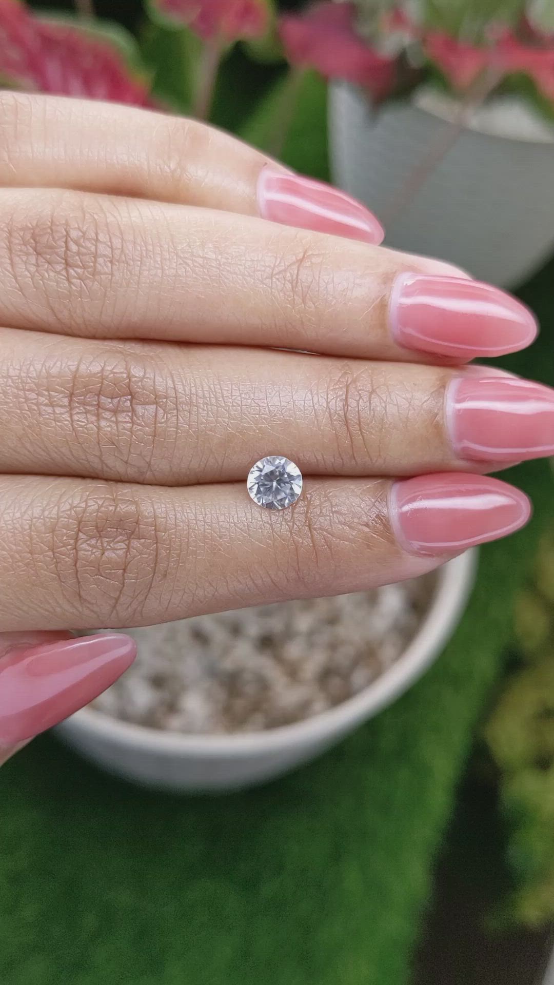 1.09 Ct. Zircon from Ceylon (Sri Lanka) Size Video