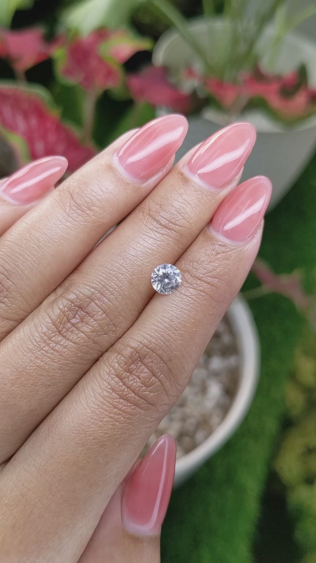 1.09 Ct. Zircon from Ceylon (Sri Lanka) Size Video