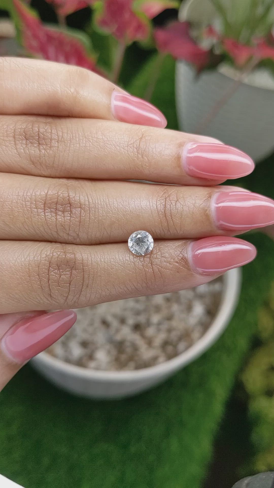 1.42 Ct. Zircon from Ceylon (Sri Lanka) Size Video