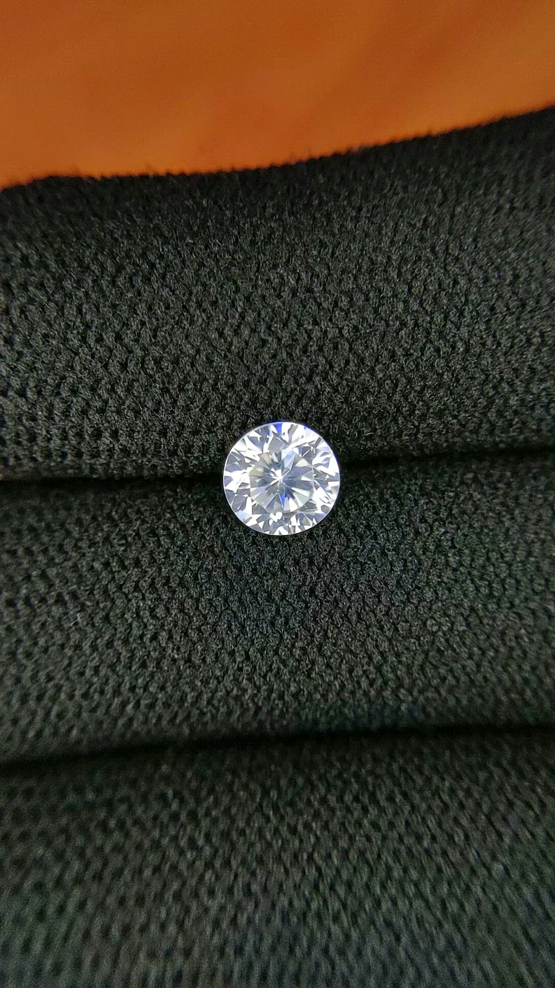1.36 Ct. White Zircon from Ceylon (Sri Lanka) Size Video