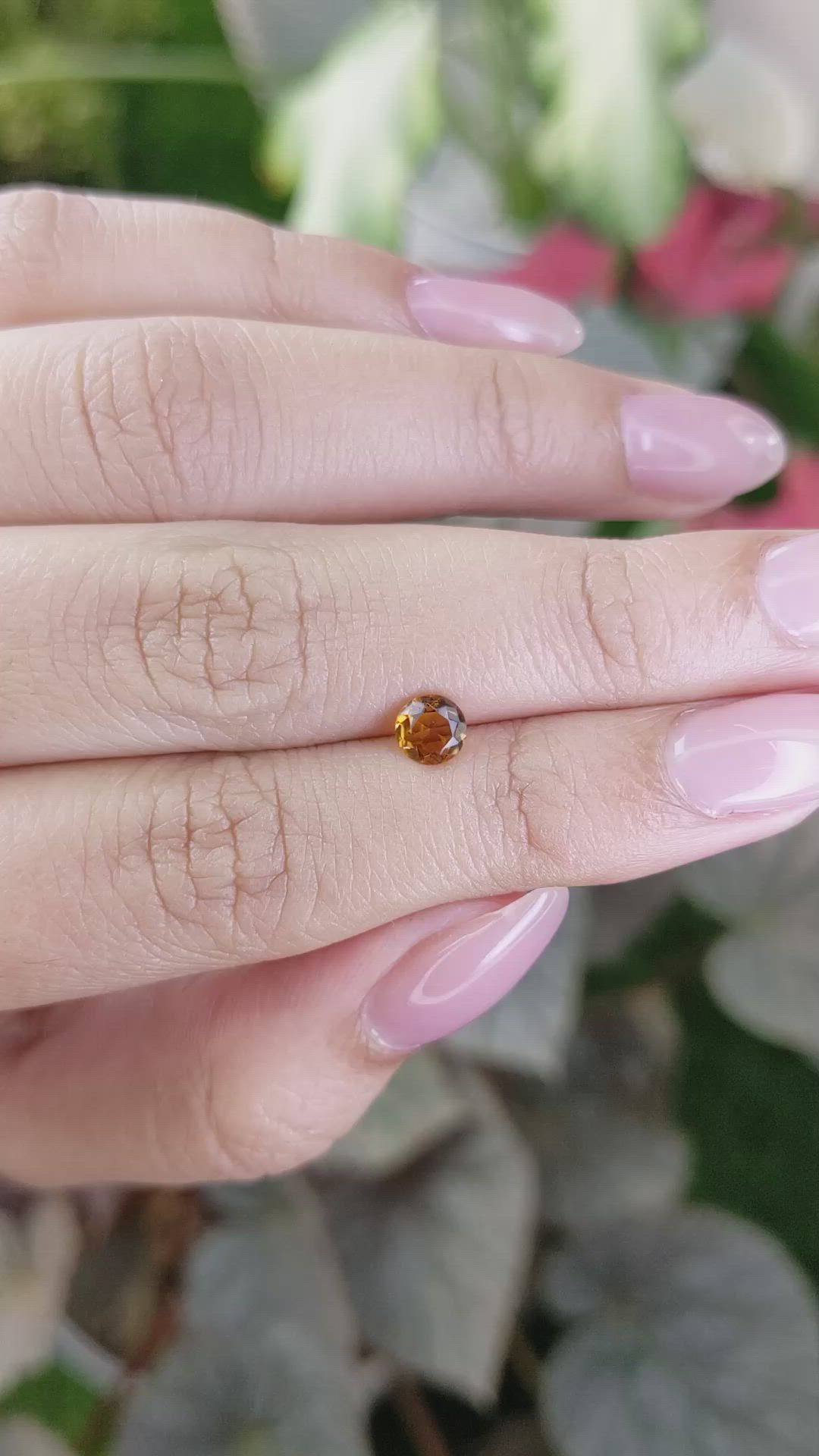 0.40 Ct. Madeira Citrine from Brazil Size Video