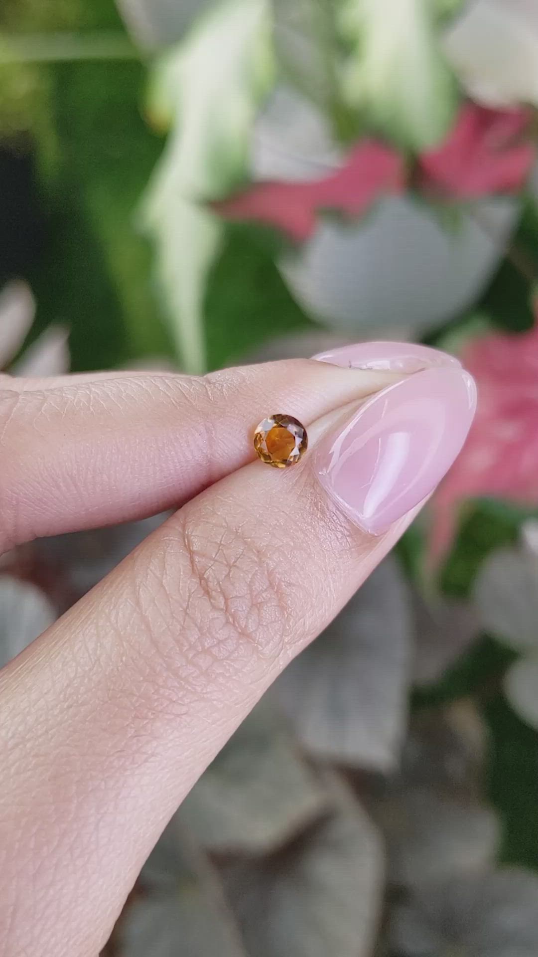 0.40 Ct. Madeira Citrine from Brazil Size Video