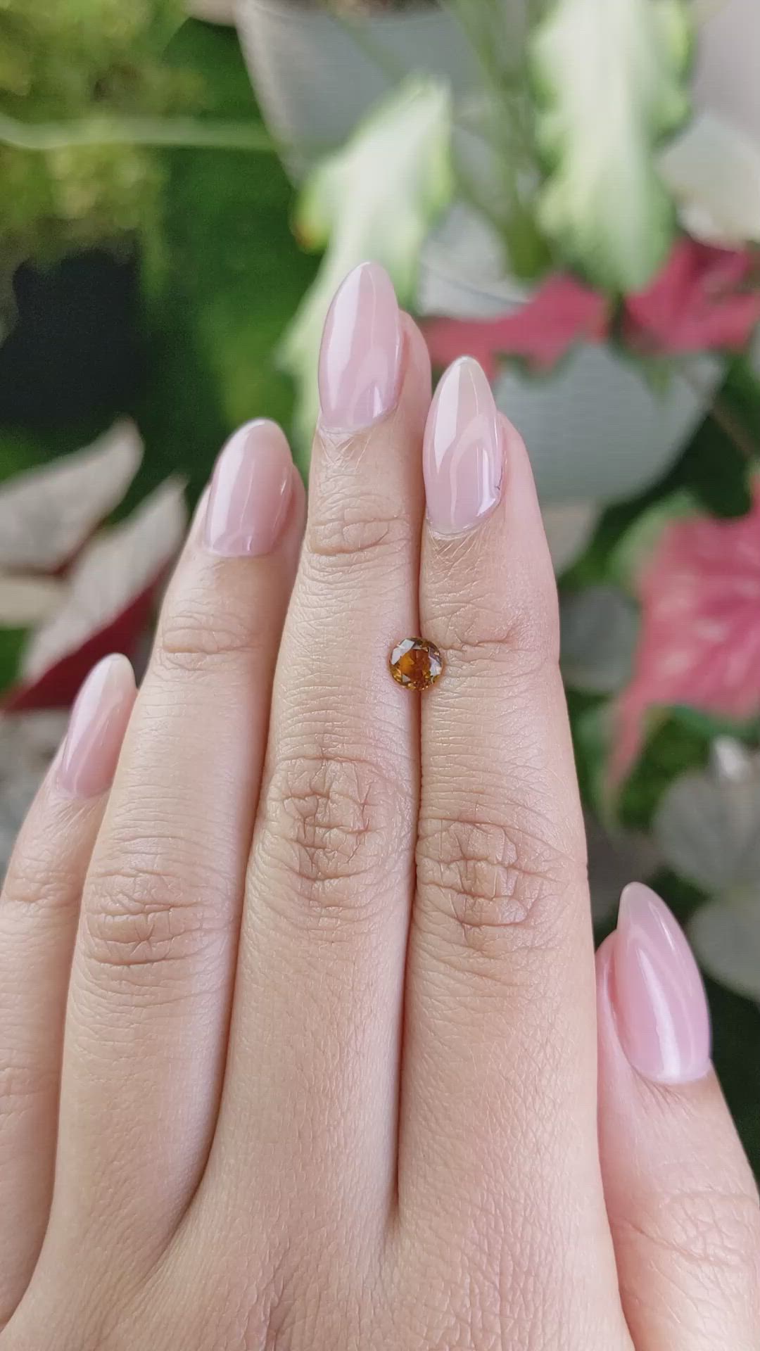 0.40 Ct. Madeira Citrine from Brazil Size Video